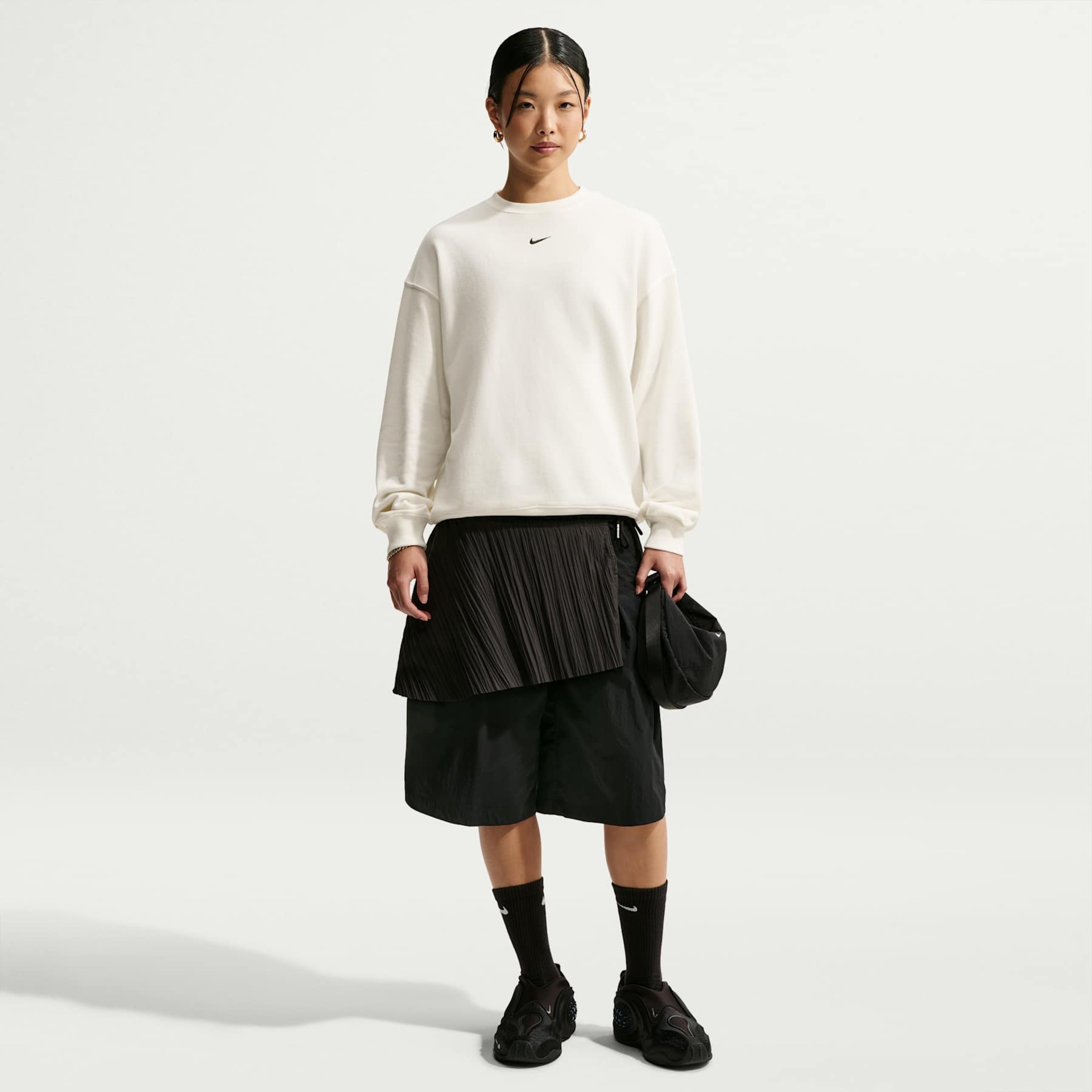 Blusão Nike Studio Fleece Low Oversized Feminino - Foto 4