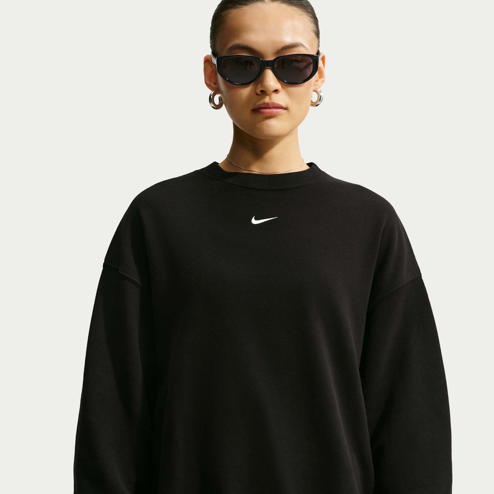 Imagem principal de Blusão Nike Studio Fleece Low Oversized Feminino