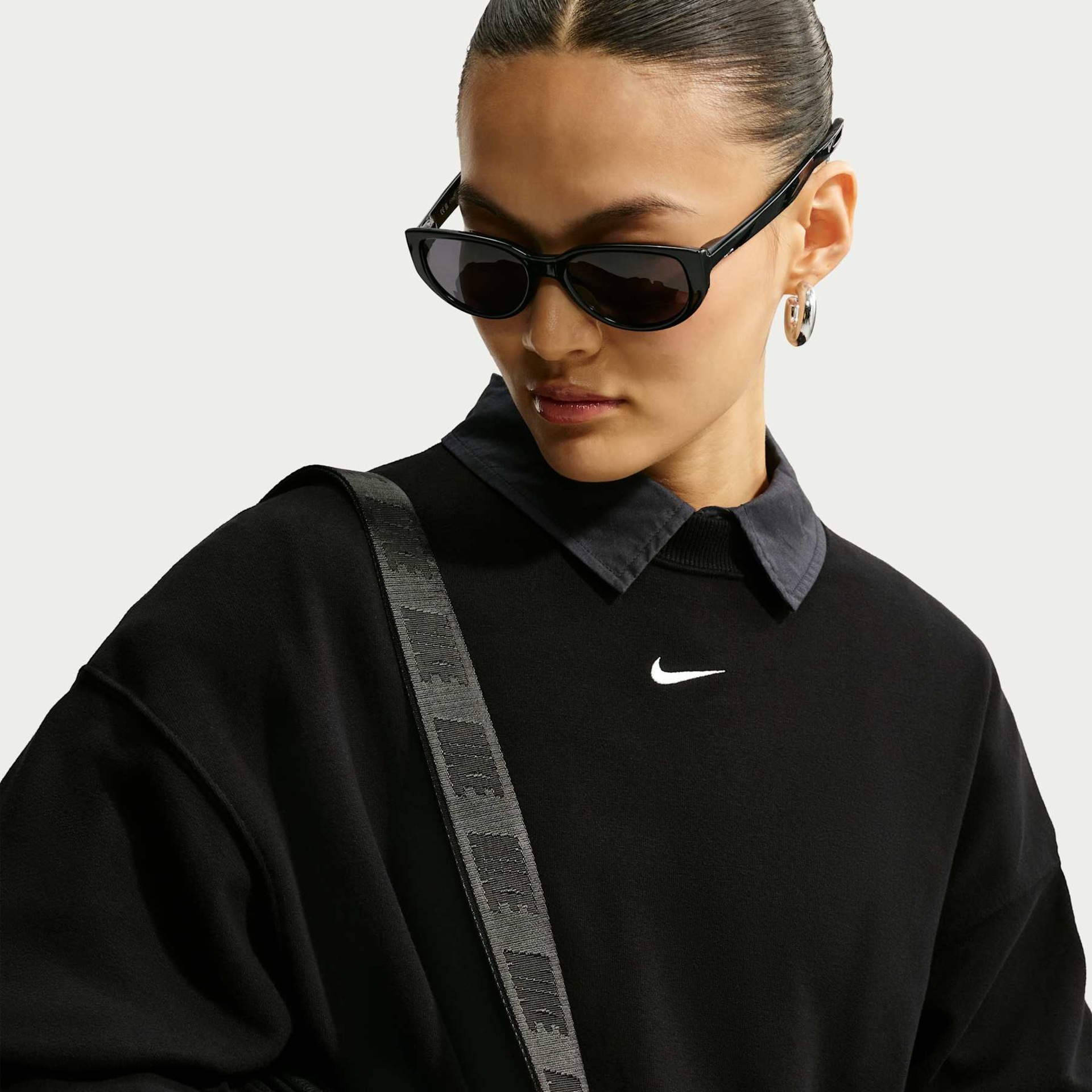 Blusão Nike Studio Fleece Low Oversized Feminino - Foto 3