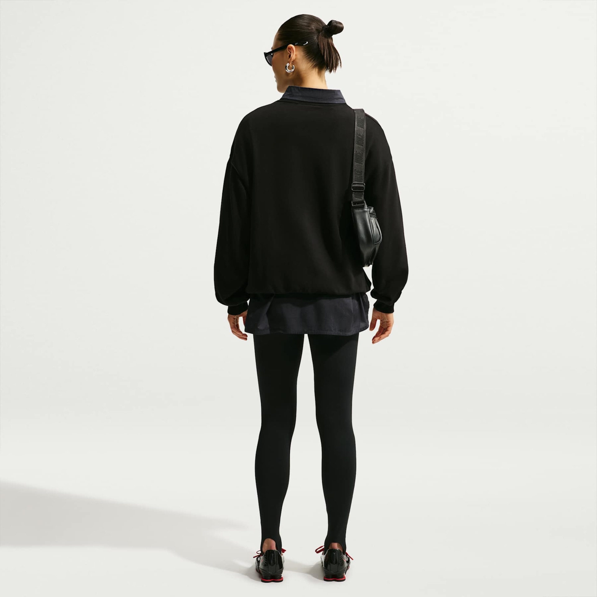 Blusão Nike Studio Fleece Low Oversized Feminino - Foto 5