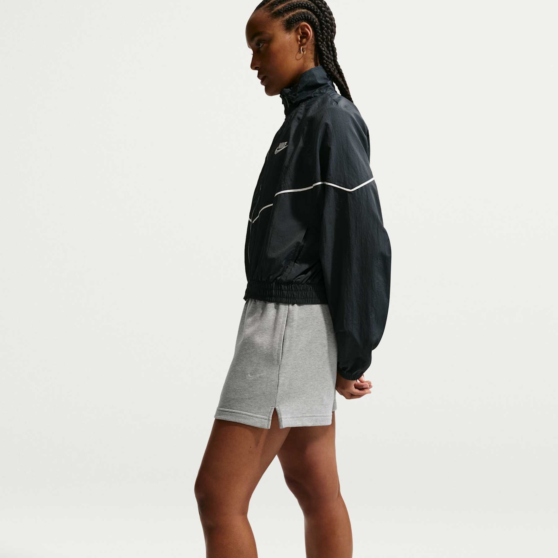 Shorts Nike Standard Fleece 4" Feminino - Foto 4
