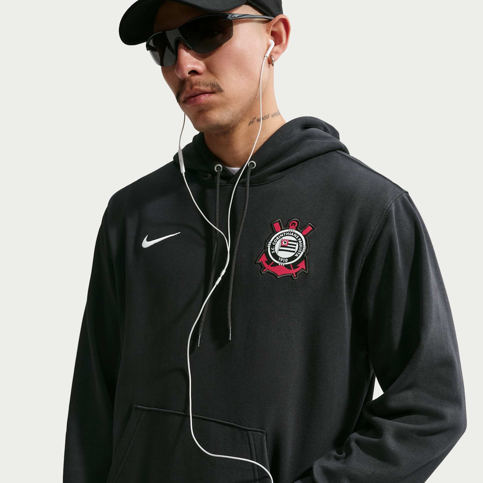 Blusão Corinthians Nike Sportswear Club Masculino - Foto 3