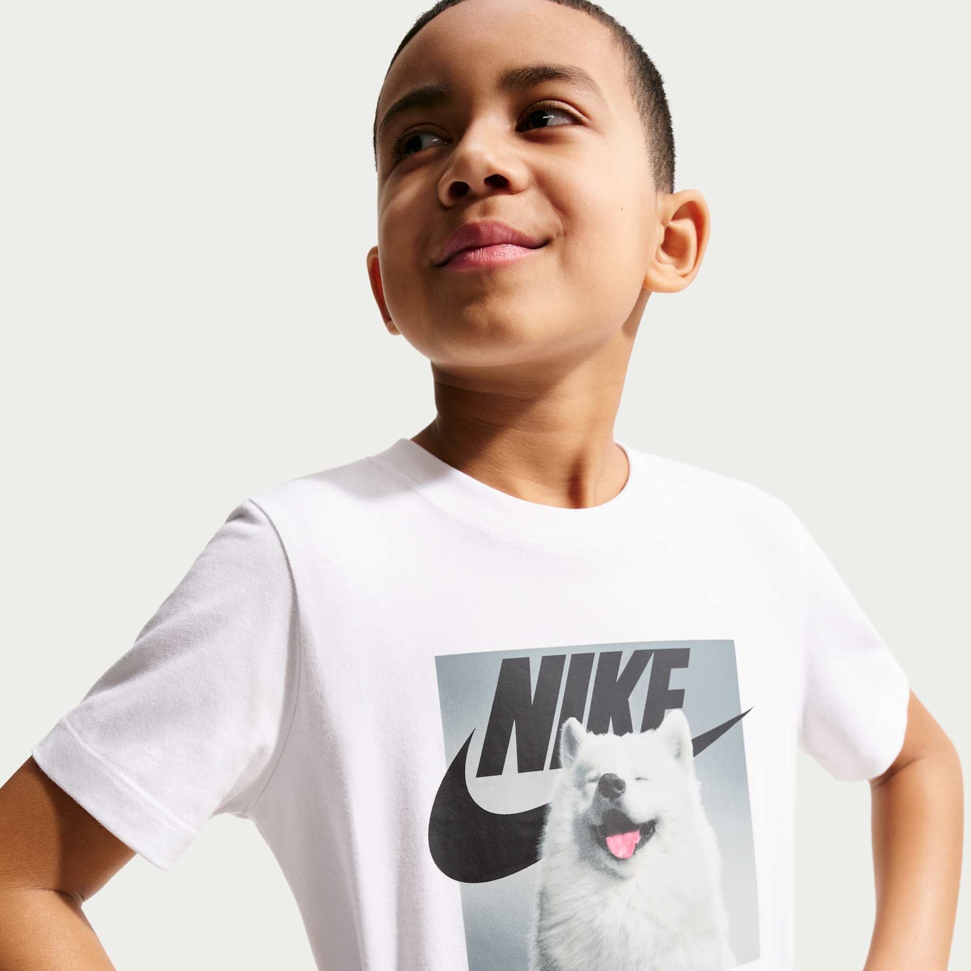 Camiseta Nike Sportswear Photo Create Infantil - Foto 3