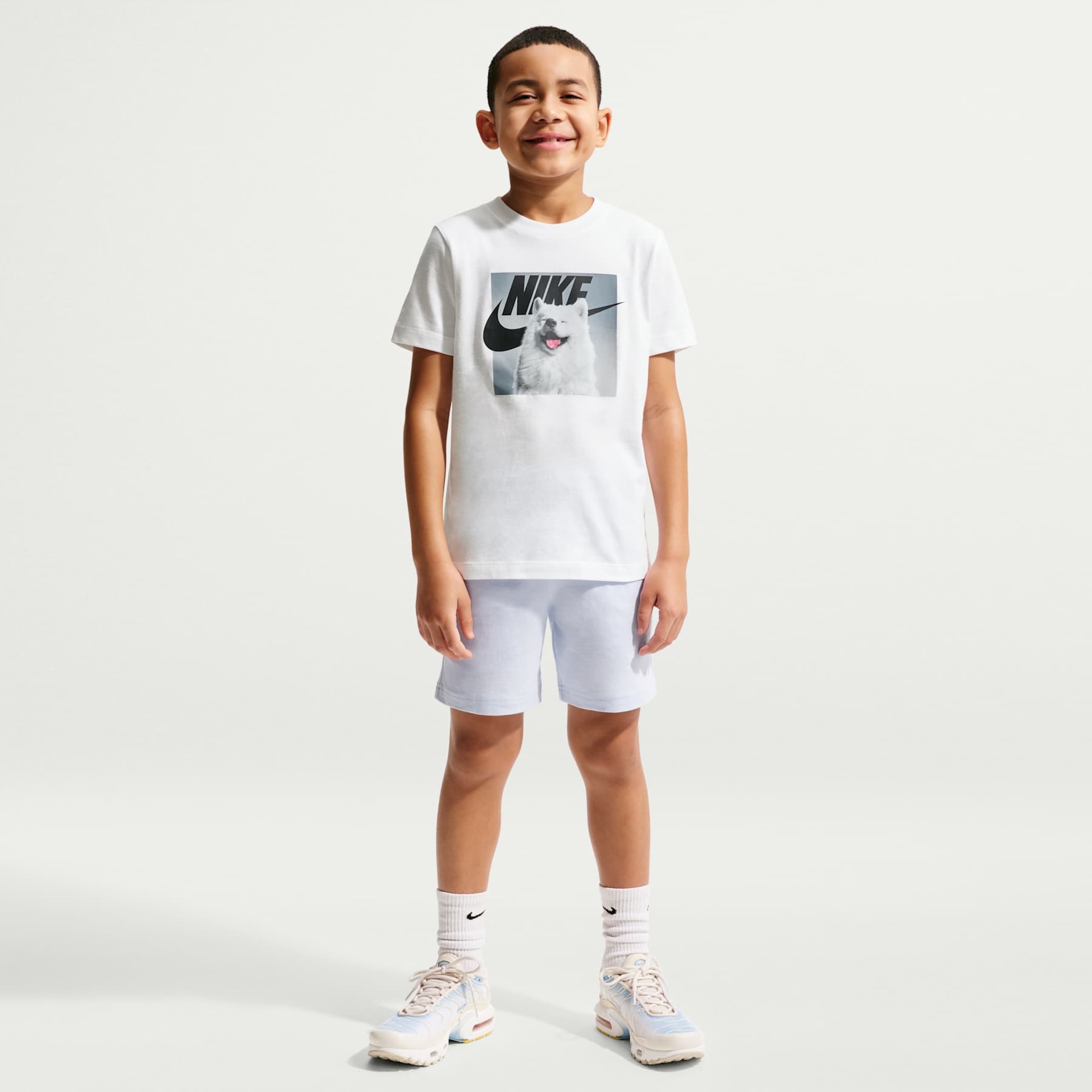 Camiseta Nike Sportswear Photo Create Infantil - Foto 4