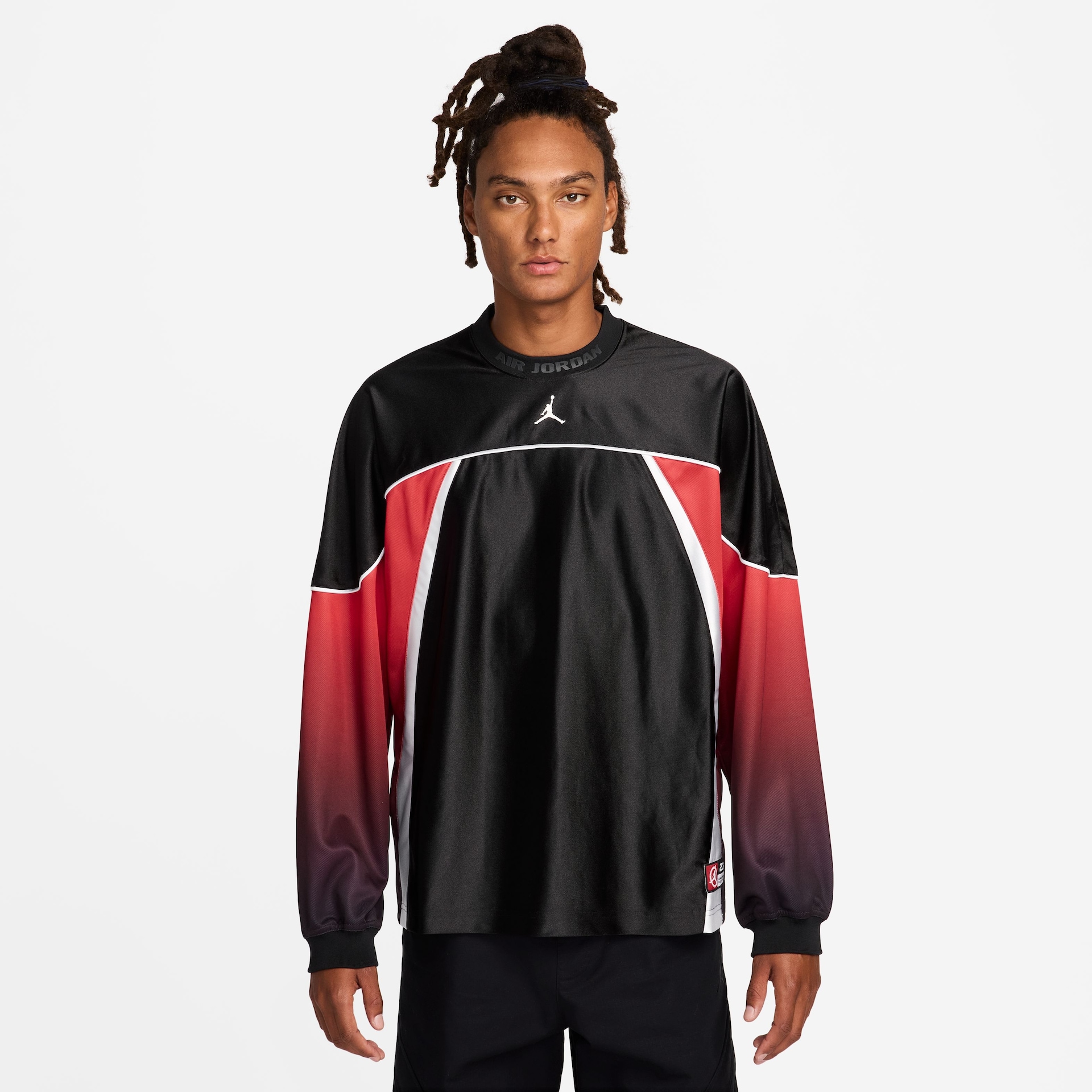 Camiseta Jordan Manga Longa Club Masculina - Foto 1