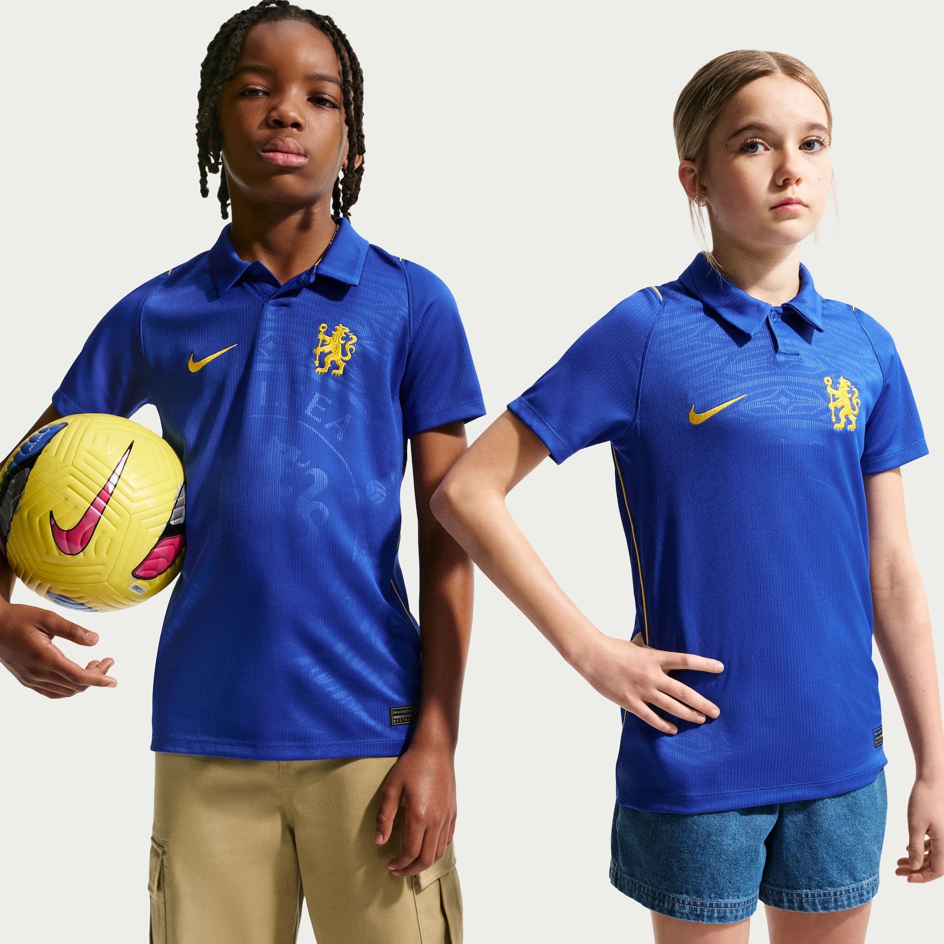Imagem principal de Camisa Chelsea Nike I 2026/27 Torcedor Pro Infantil