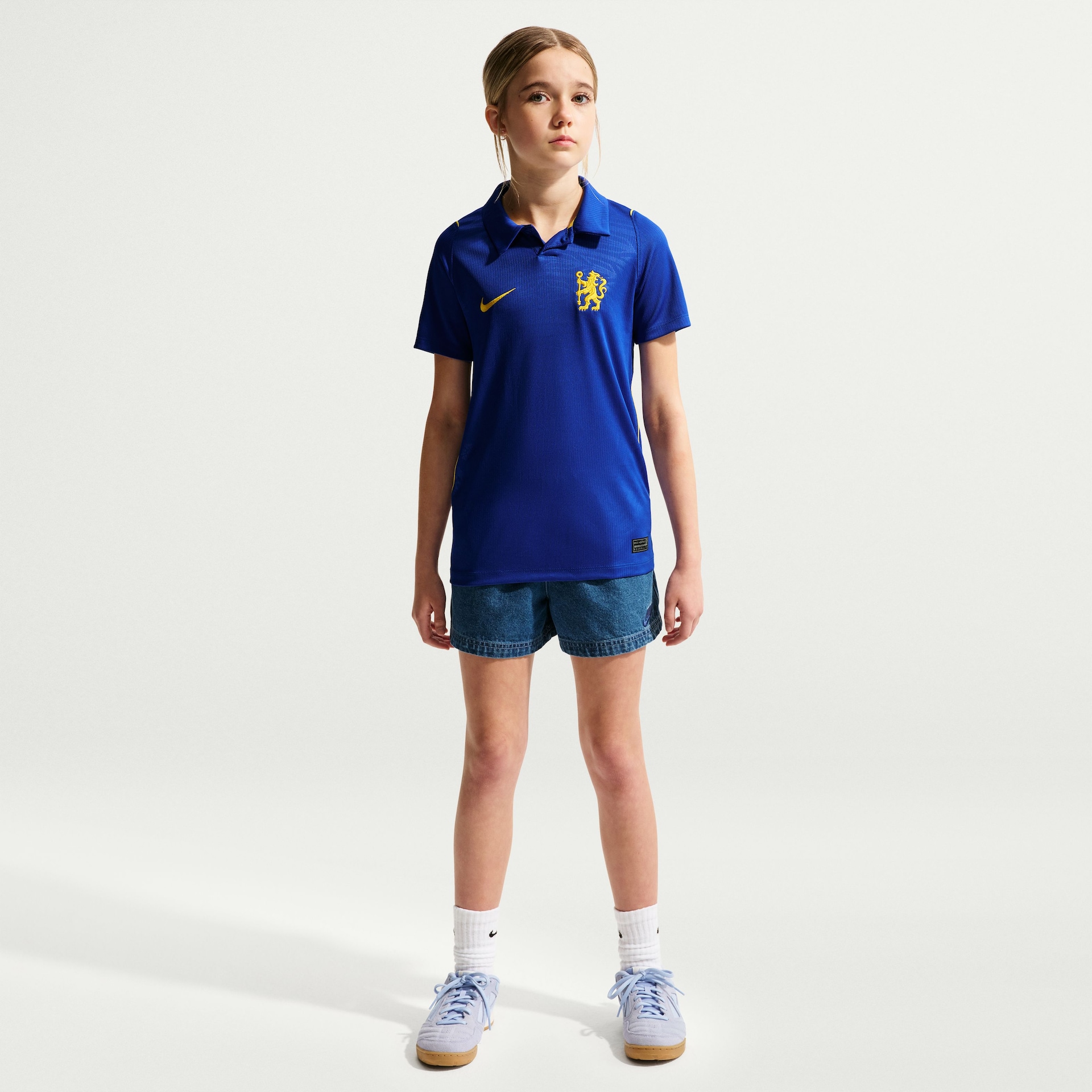 Camisa Chelsea Nike I 2026/27 Torcedor Pro Infantil - Foto 8