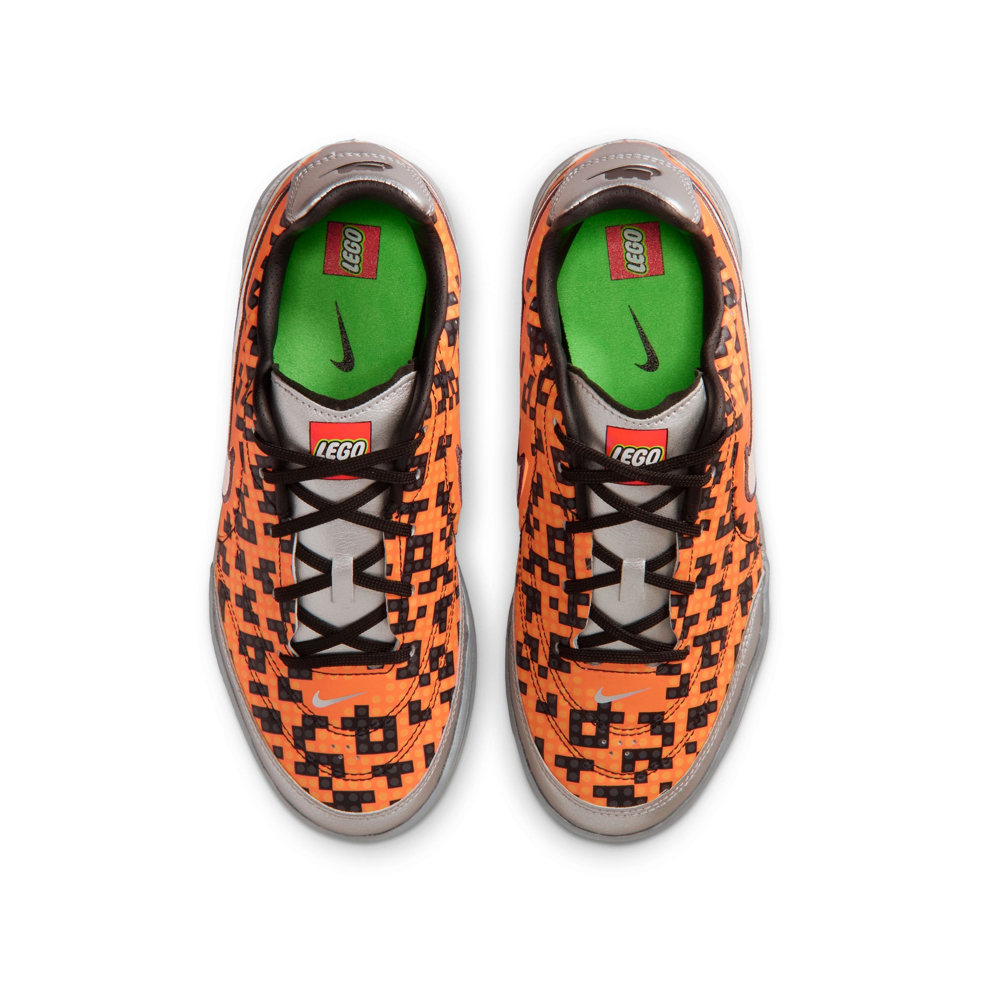 Chuteira Futsal Nike Tiempo Street Gato Nike x LEGO® Collection Infantil - Foto 6