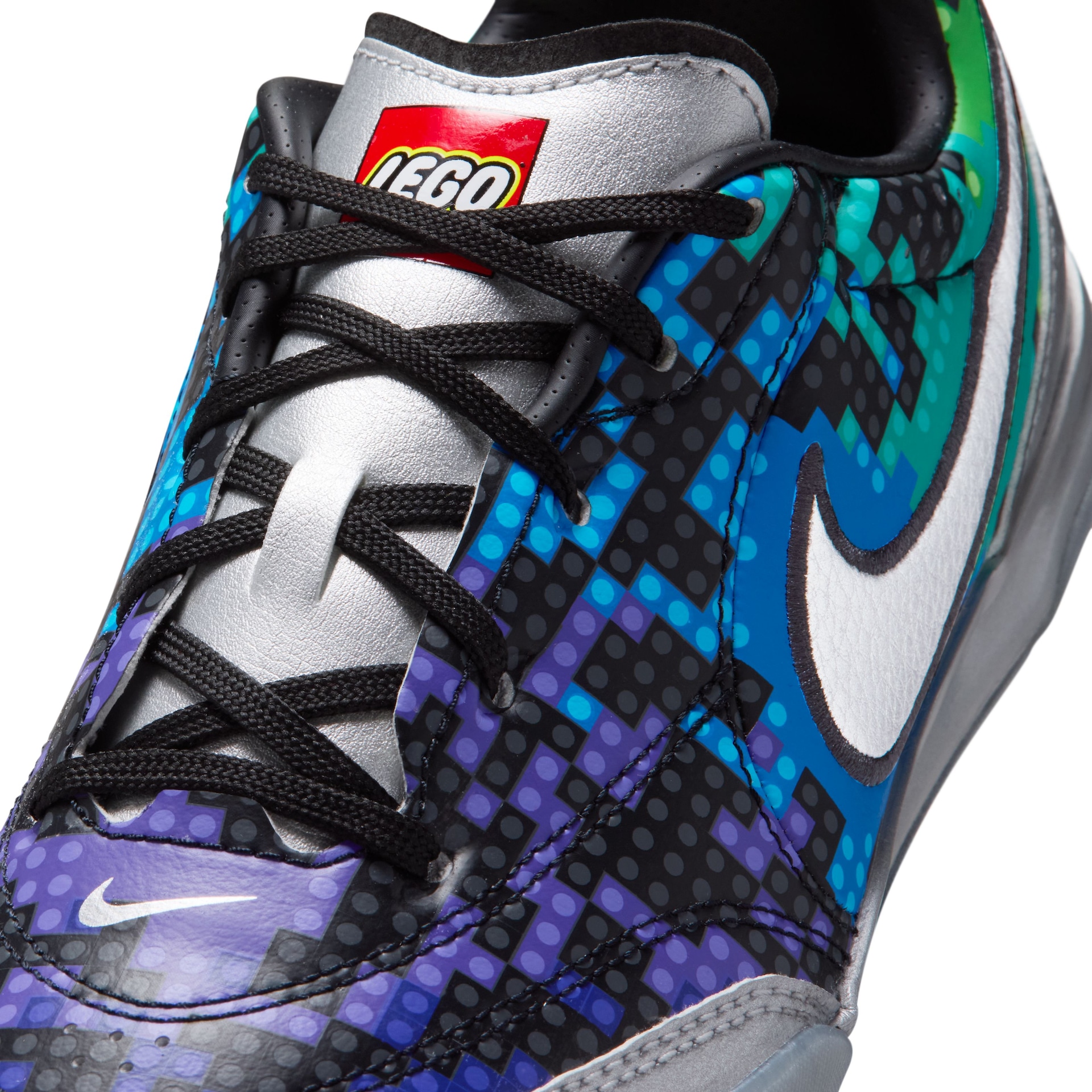 Chuteira Futsal Nike Tiempo Street Gato Nike x LEGO® Collection Infantil - Foto 4