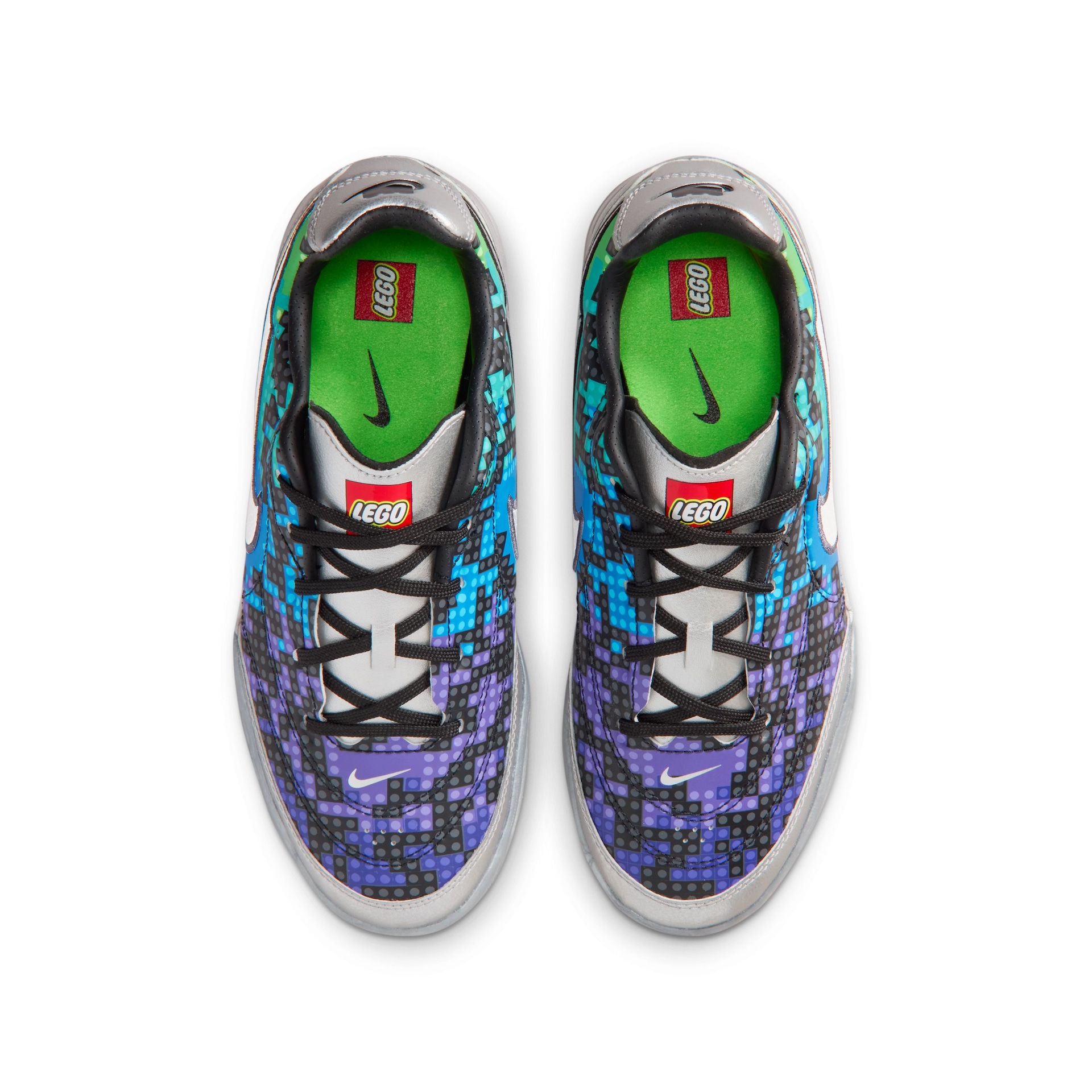 Chuteira Futsal Nike Tiempo Street Gato Nike x LEGO® Collection Infantil - Foto 6