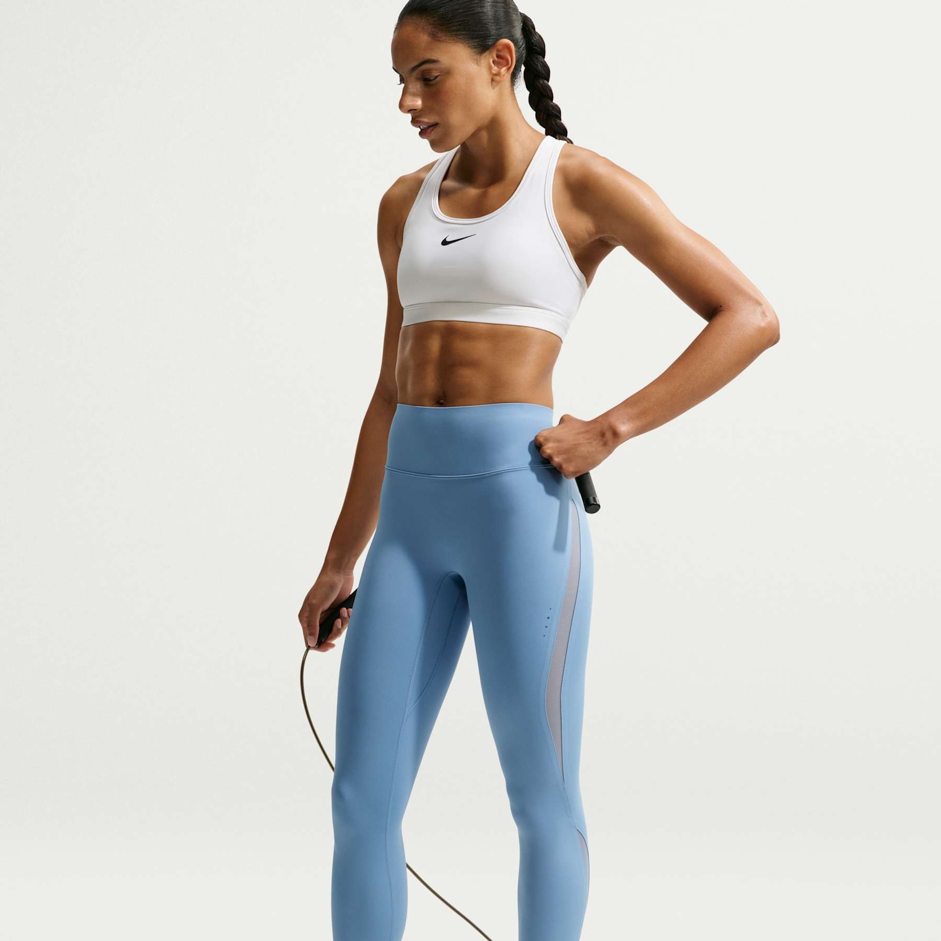 Legging Dri-FIT Nike Universa Mesh Feminina - Foto 4