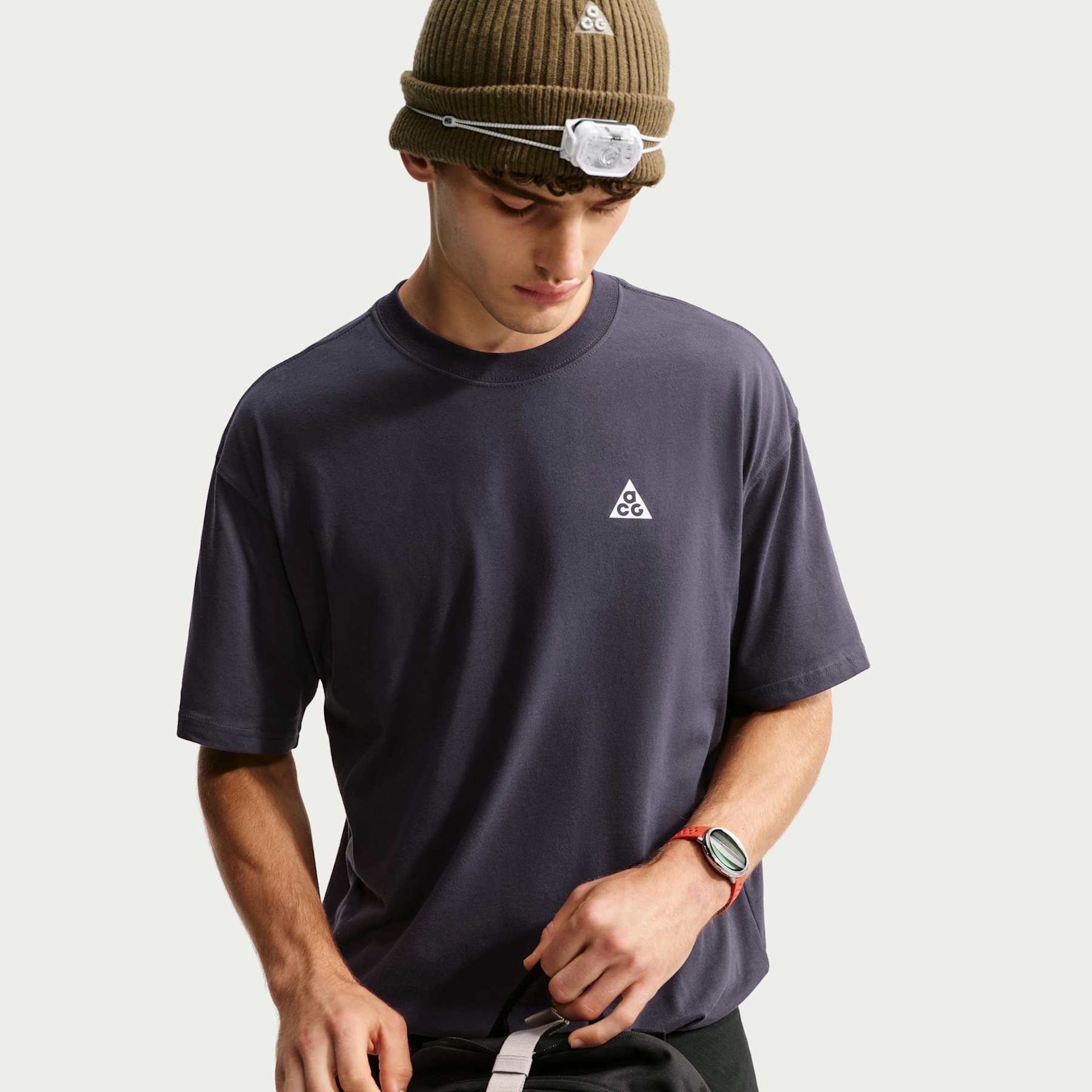Camiseta  Dri-FIT Nike ACG Hike Labor Reflective Masculina - Foto 1