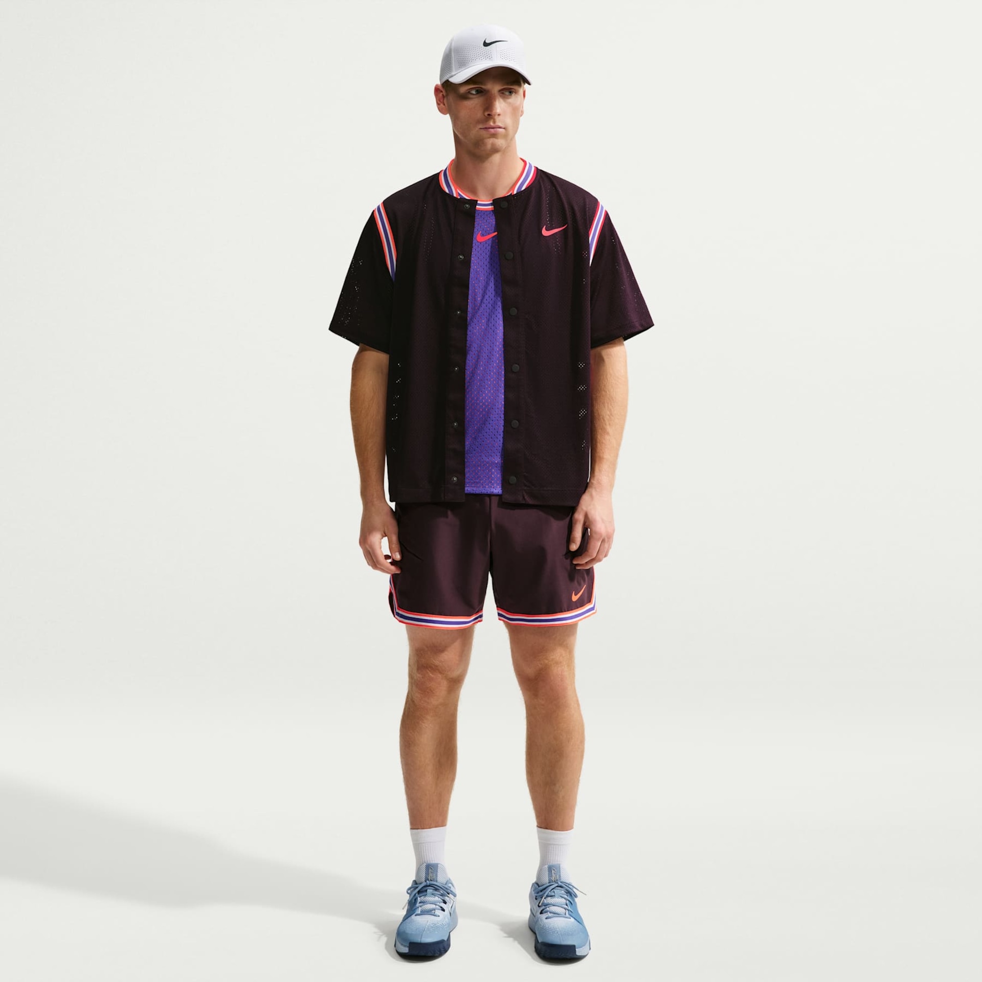 Camisa Dri-FIT Nike Court Slam NY Masculina - Foto 4