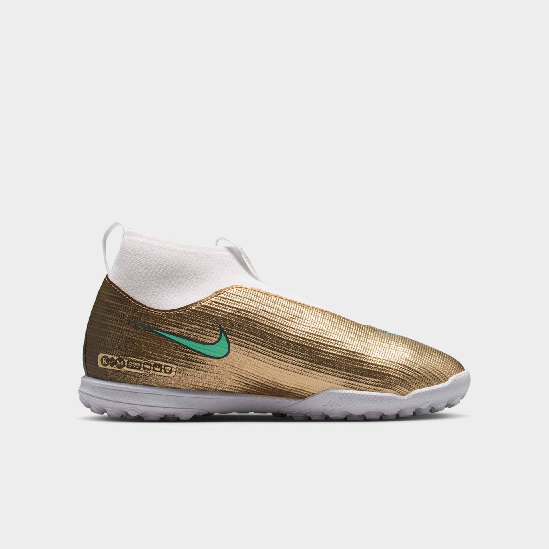 Chuteira Society Kylian Mbappé Nike Mercurial Superfly 11 Academy Infantil - Foto 3