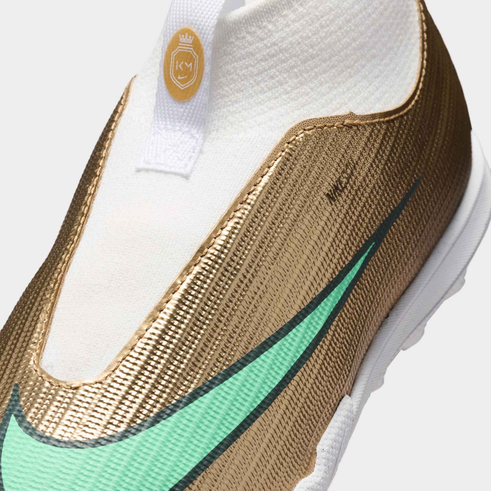 Chuteira Society Kylian Mbappé Nike Mercurial Superfly 11 Academy Infantil - Foto 7