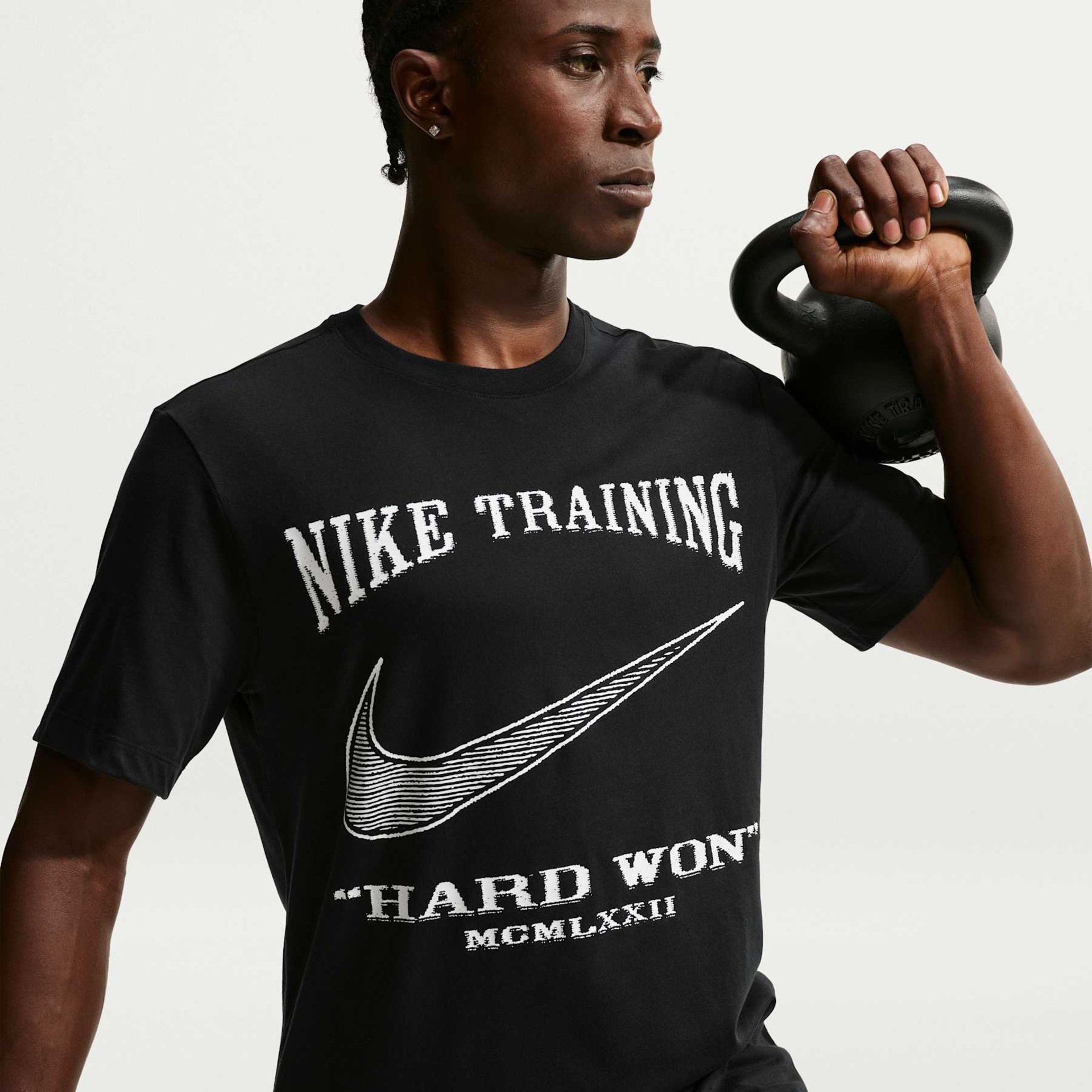 Camiseta Dri-FIT Nike Bench Press Masculina - Foto 3