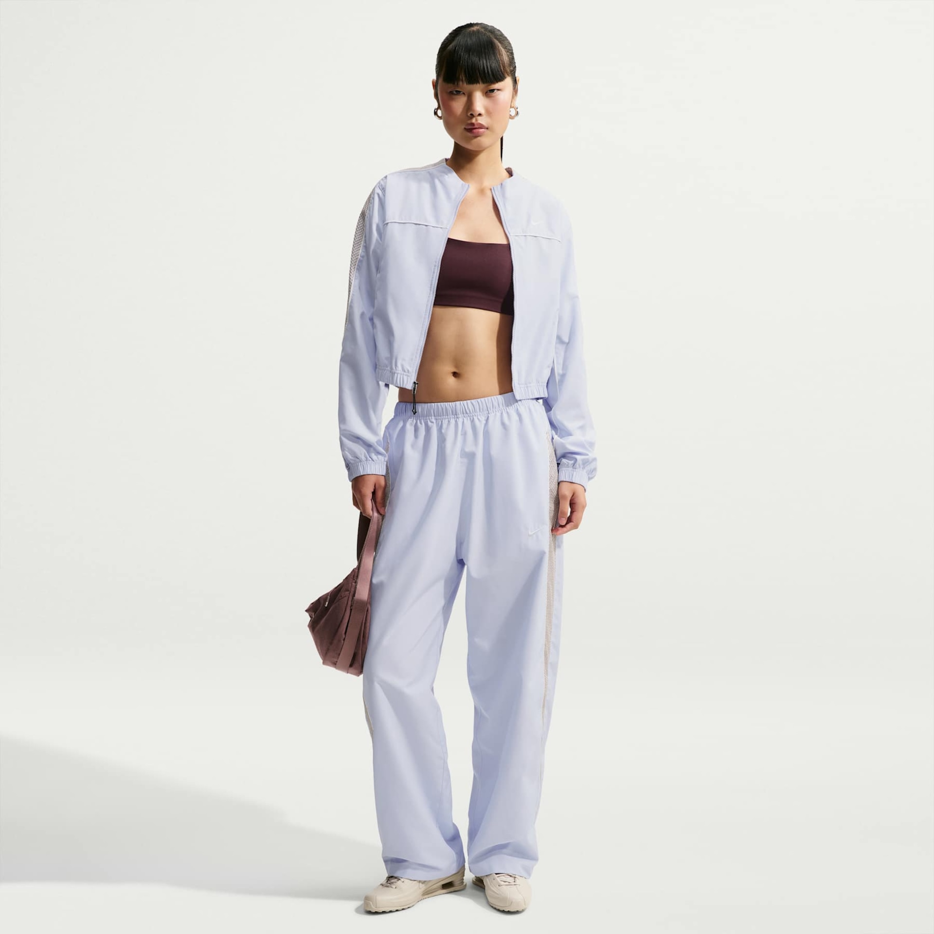 Calça Nike Mesh Inset Track Feminina - Foto 1