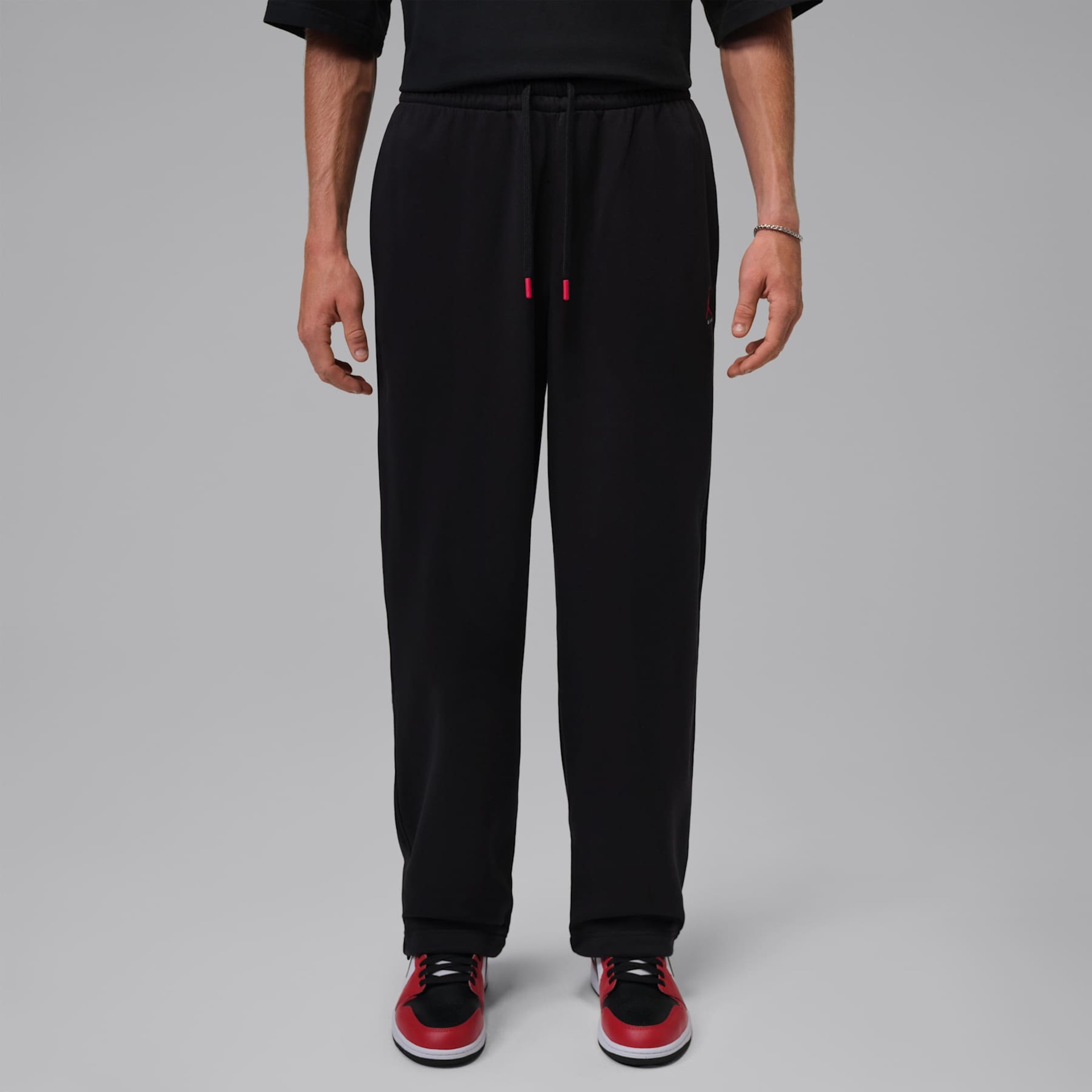 Calça Jordan Brooklyn Fleece Open Hem Masculina - Foto 1