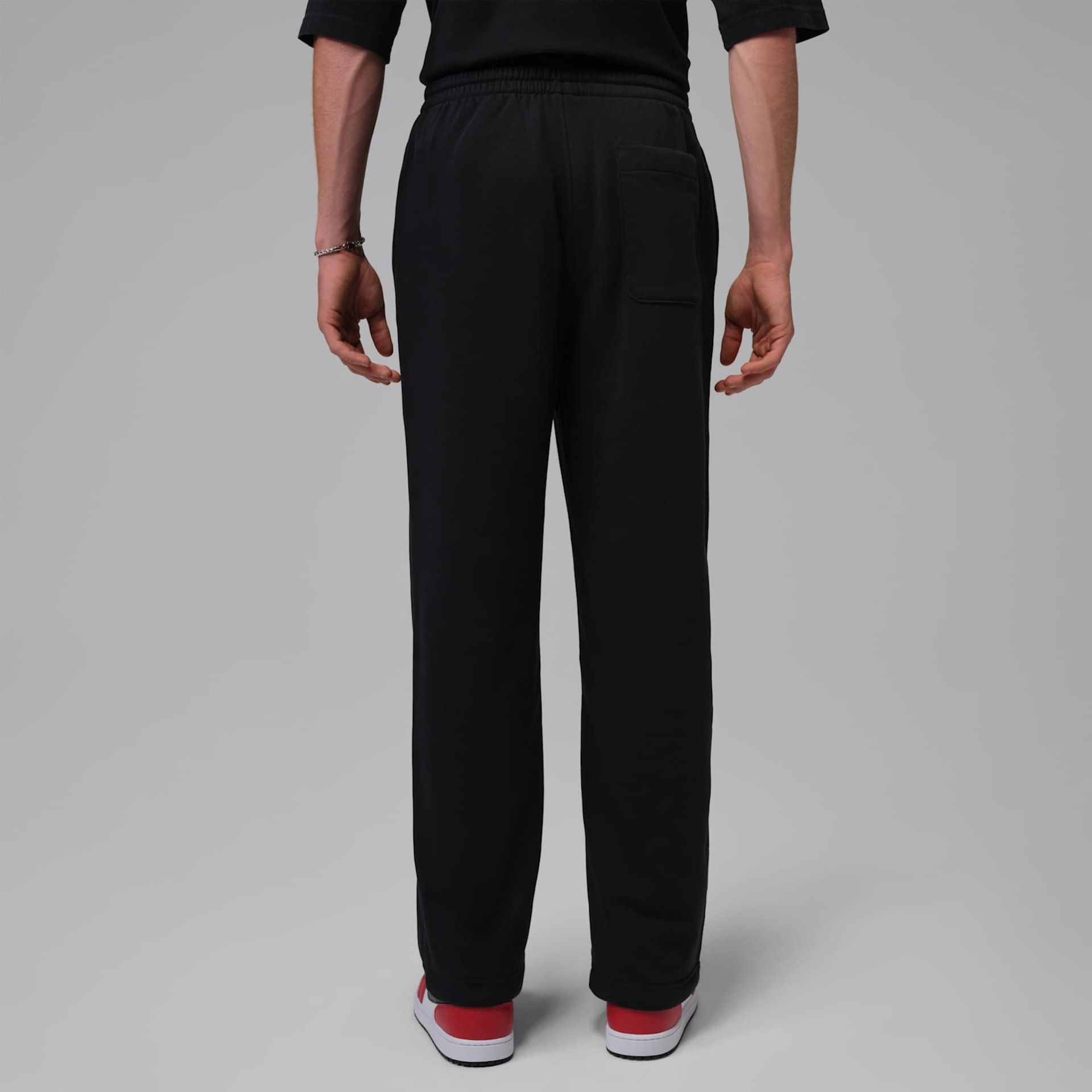 Calça Jordan Brooklyn Fleece Open Hem Masculina - Foto 2
