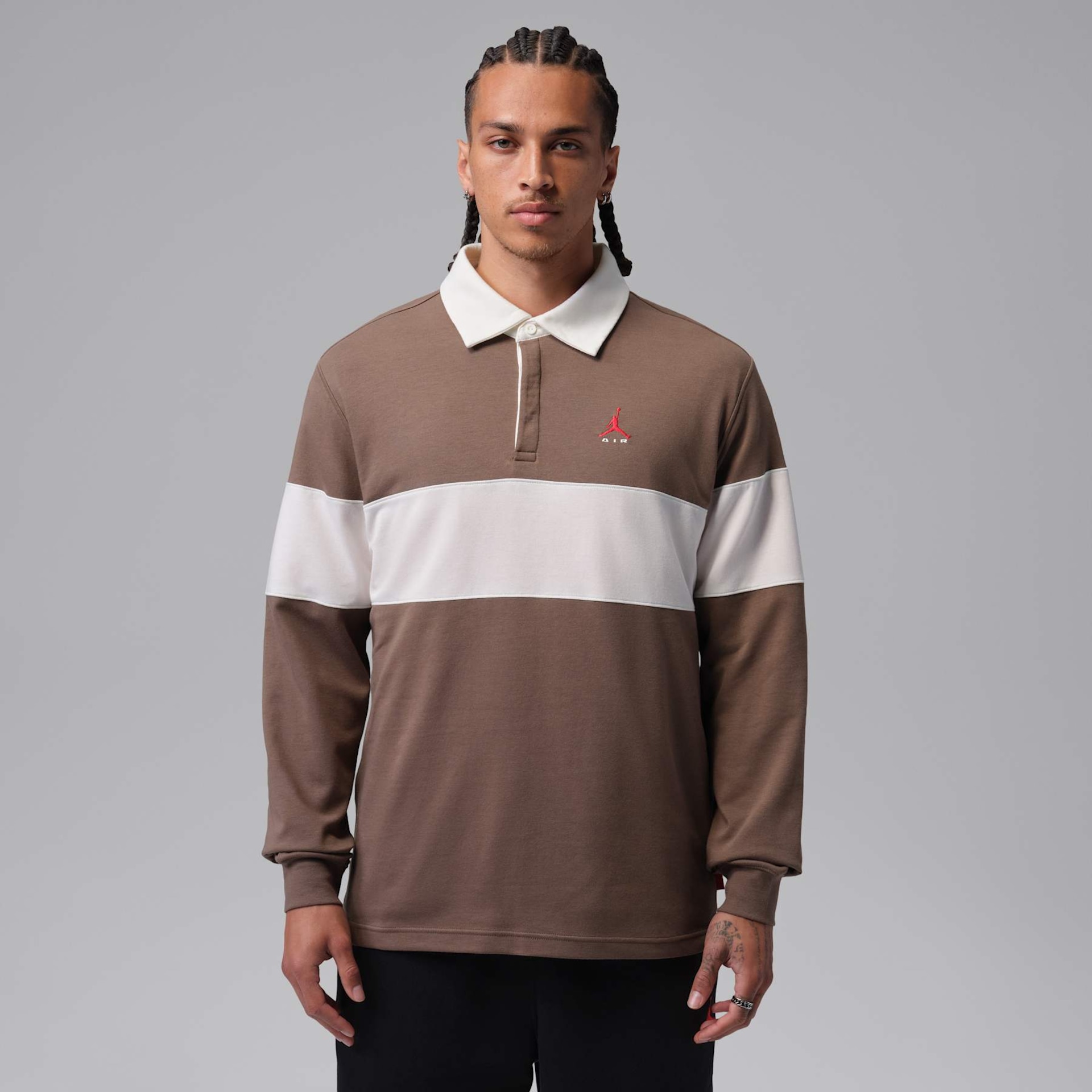 Imagem principal de Camisa Polo Jordan Manga Longa Brooklyn Masculina