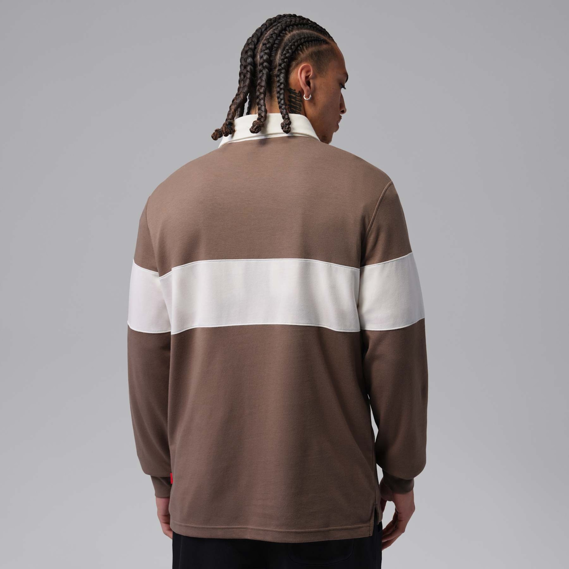 Camisa Polo Jordan Manga Longa Brooklyn Masculina - Foto 2