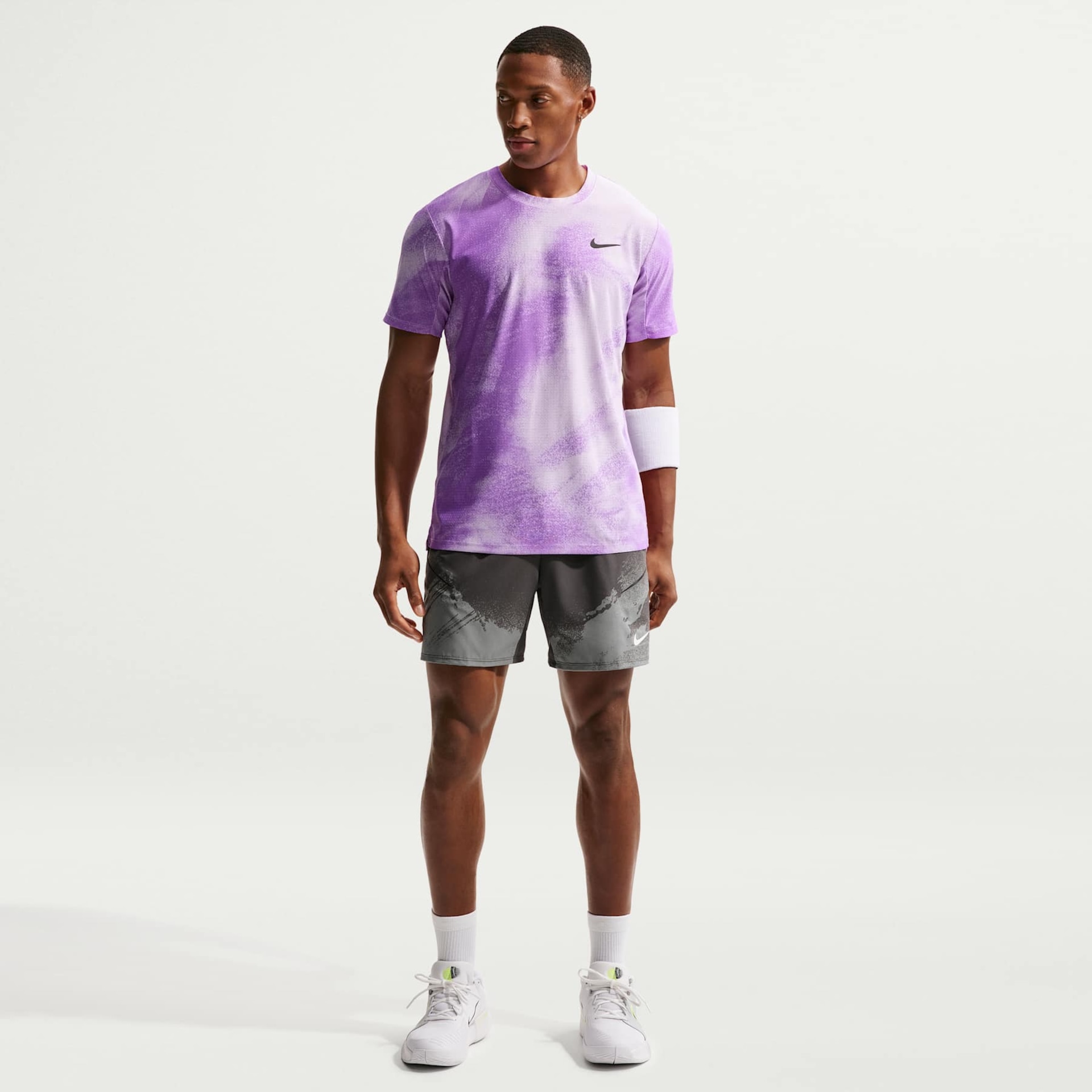 Camiseta Dri-FIT Nike Court ADV Slam Roland-Garros Masculina - Foto 4