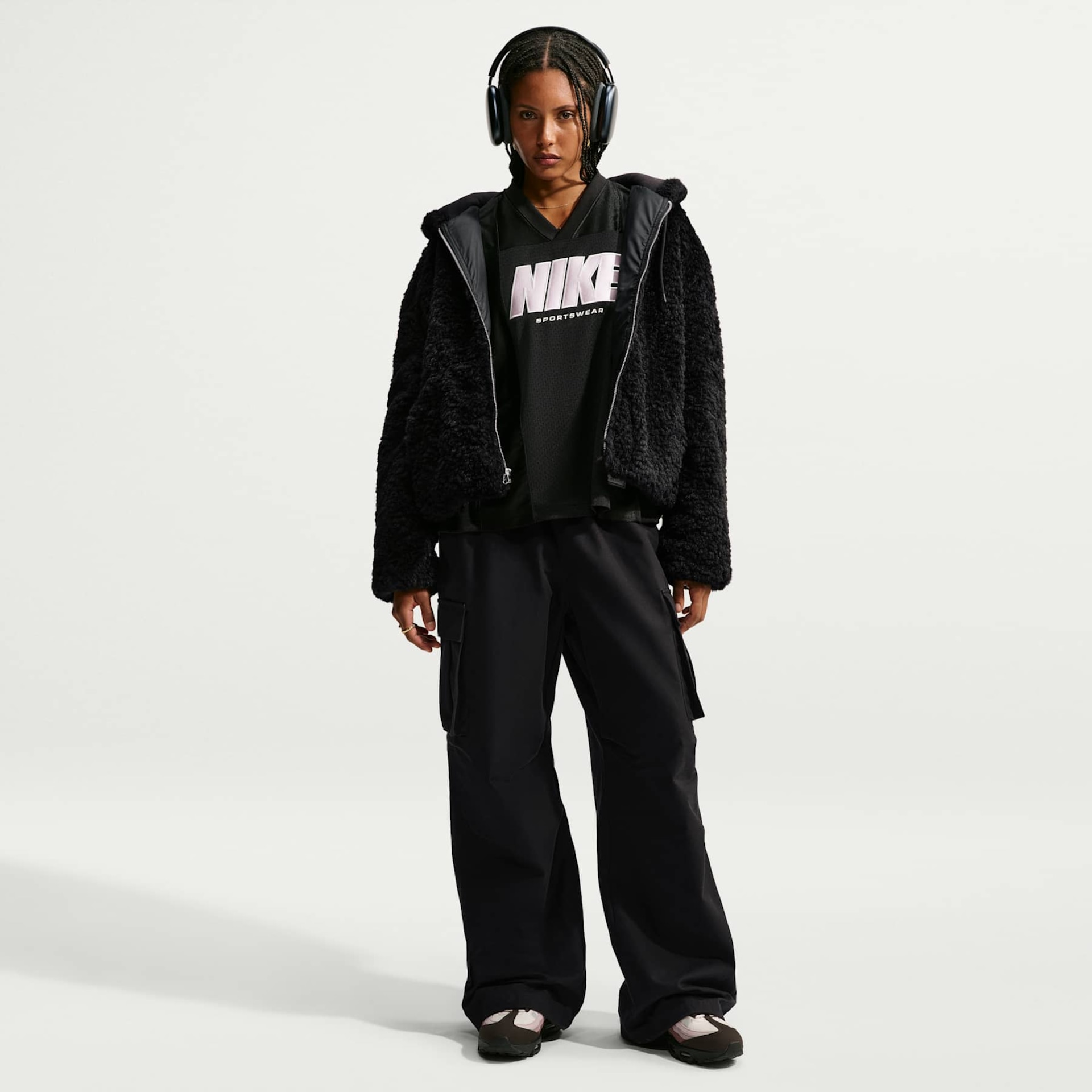 Jaqueta Nike Therma-FIT Sherpa Feminina - Foto 4