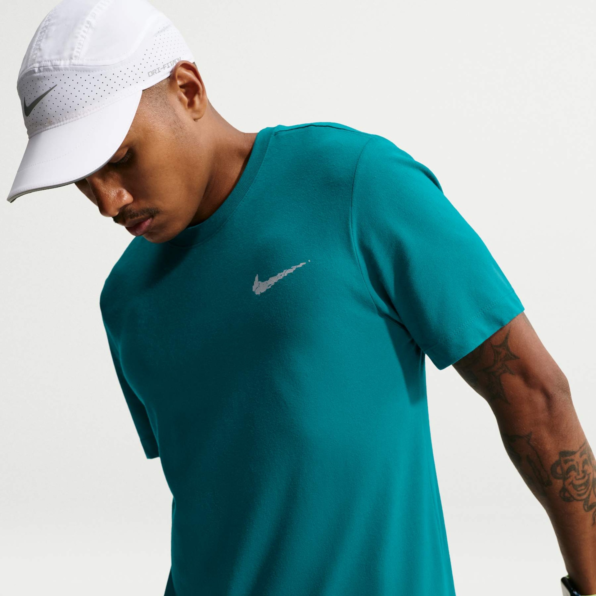 Camiseta Dri-FIT Nike Run Heritage Masculina - Foto 1