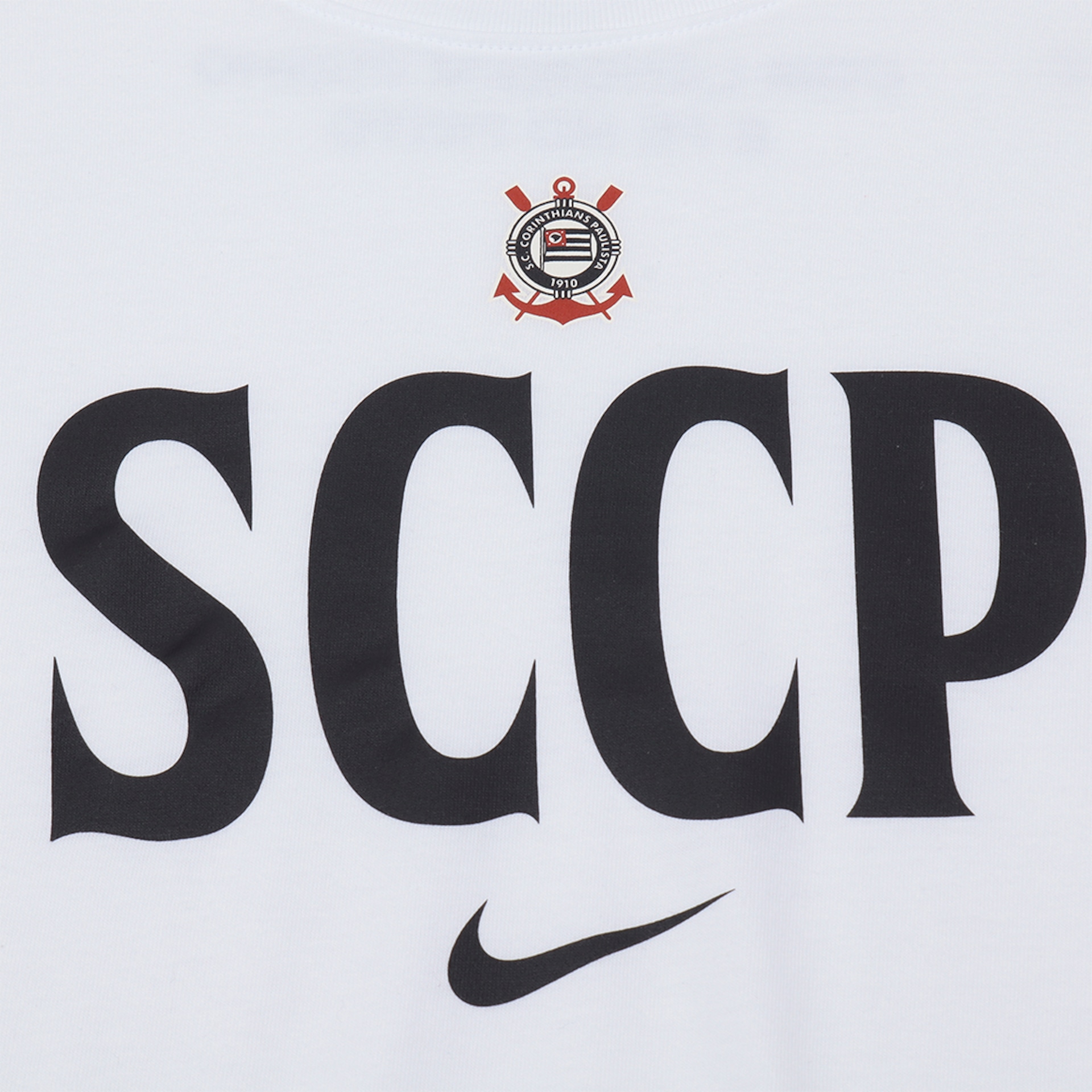 Camiseta Corinthians Nike Wordmark Masculina - Foto 3