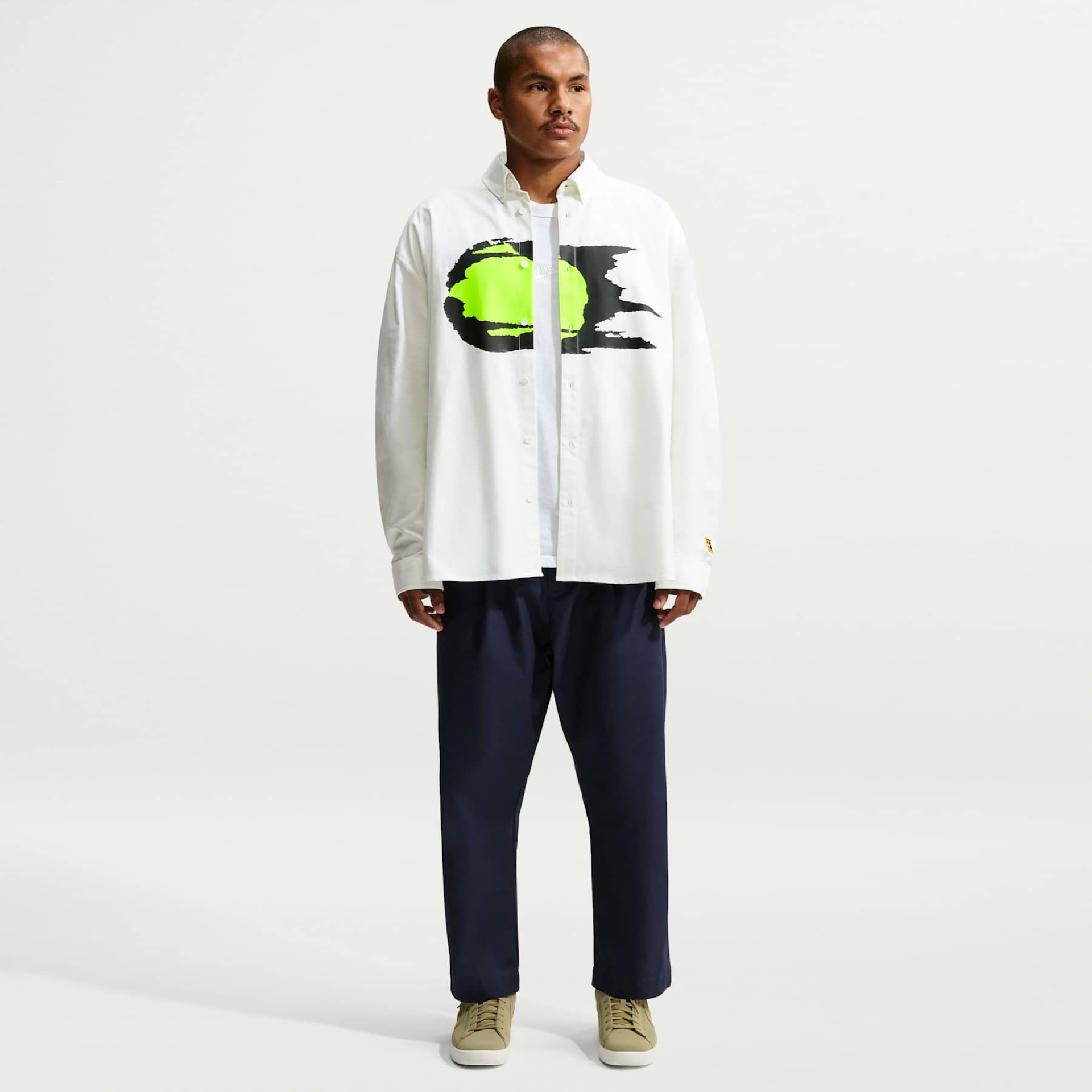 Camisa Nike Manga Longa Club Rules Oxford Masculina - Foto 4