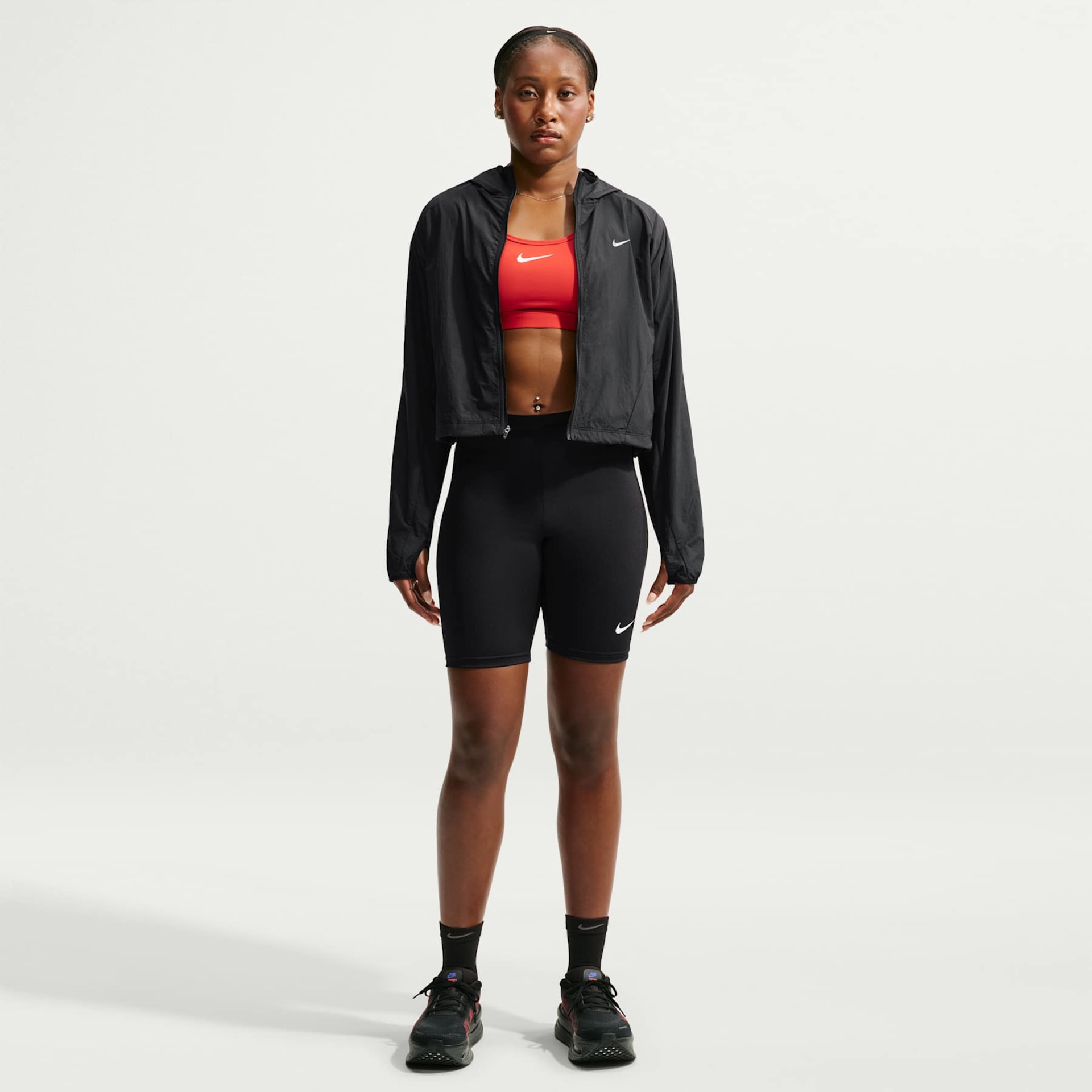 Jaqueta Cropped Nike Boxy Repel Feminina - Foto 4