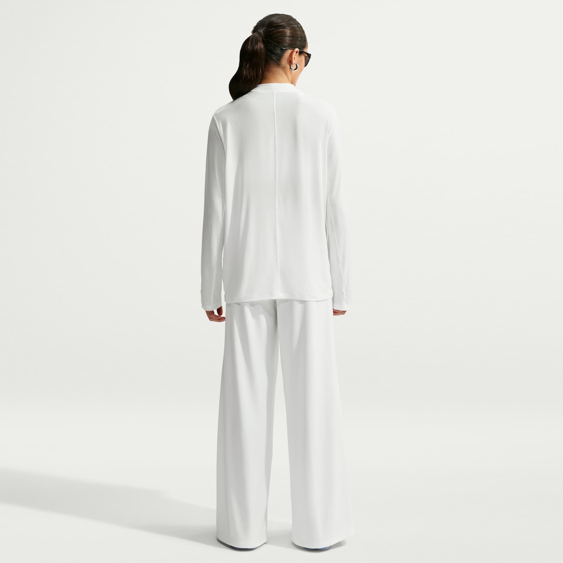 Calça Nike Player Knit Wide Leg Feminina - Foto 5