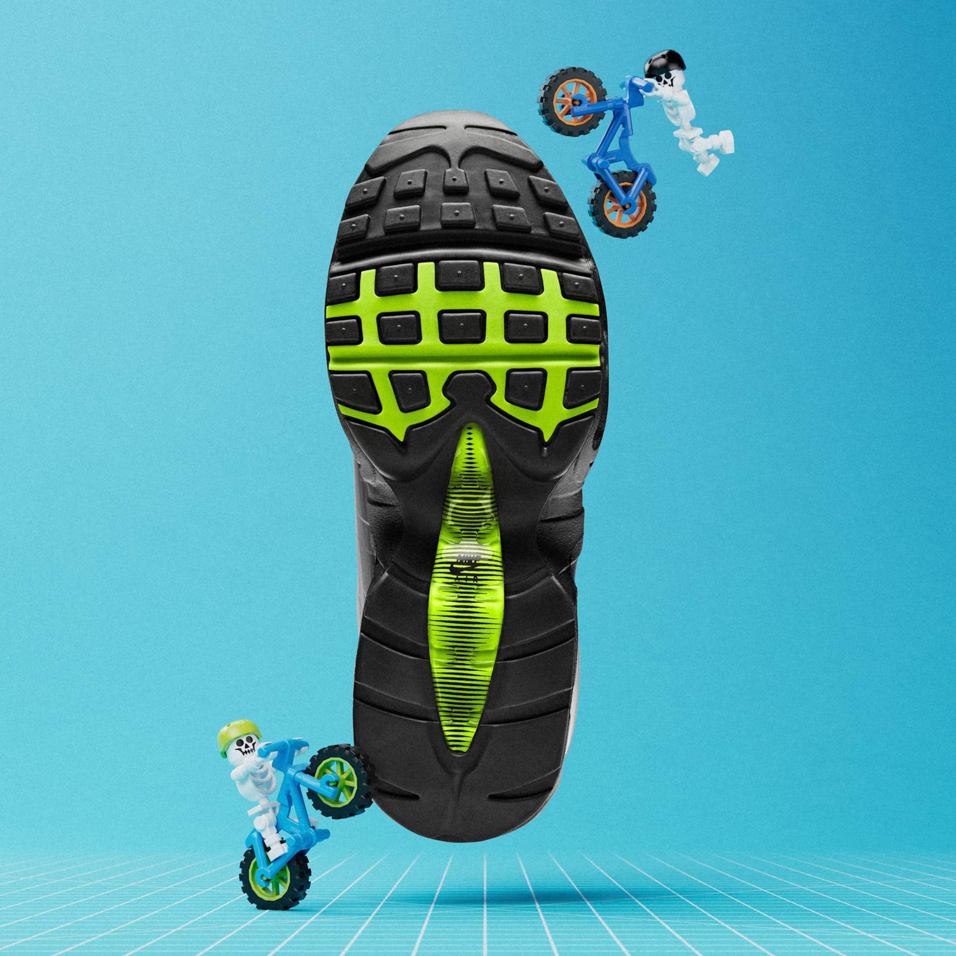 Tênis Nike Air Max 95 Nike x LEGO® Collection Infantil - Foto 14