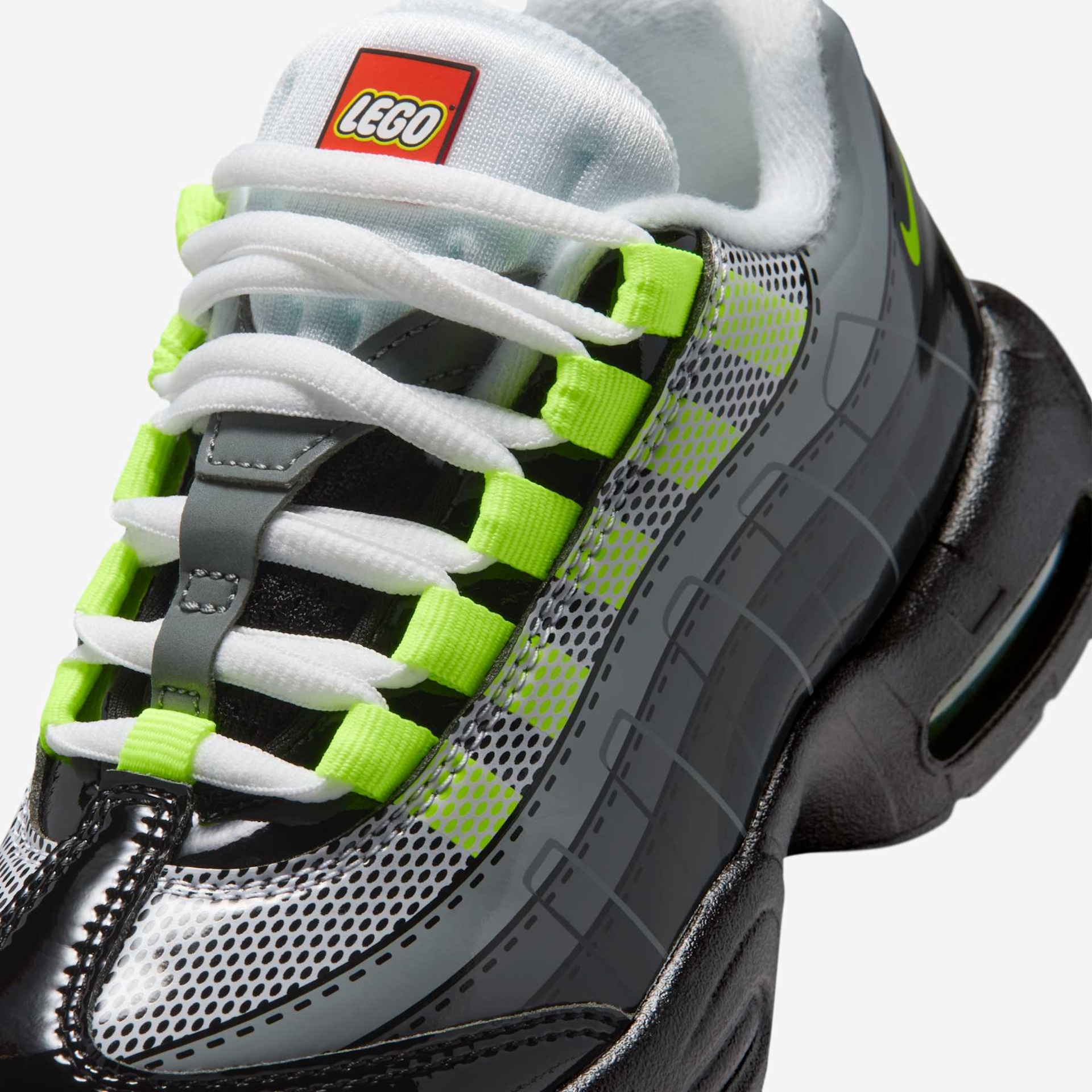 Tênis Nike Air Max 95 x LEGO® Collection Infantil - Foto 7
