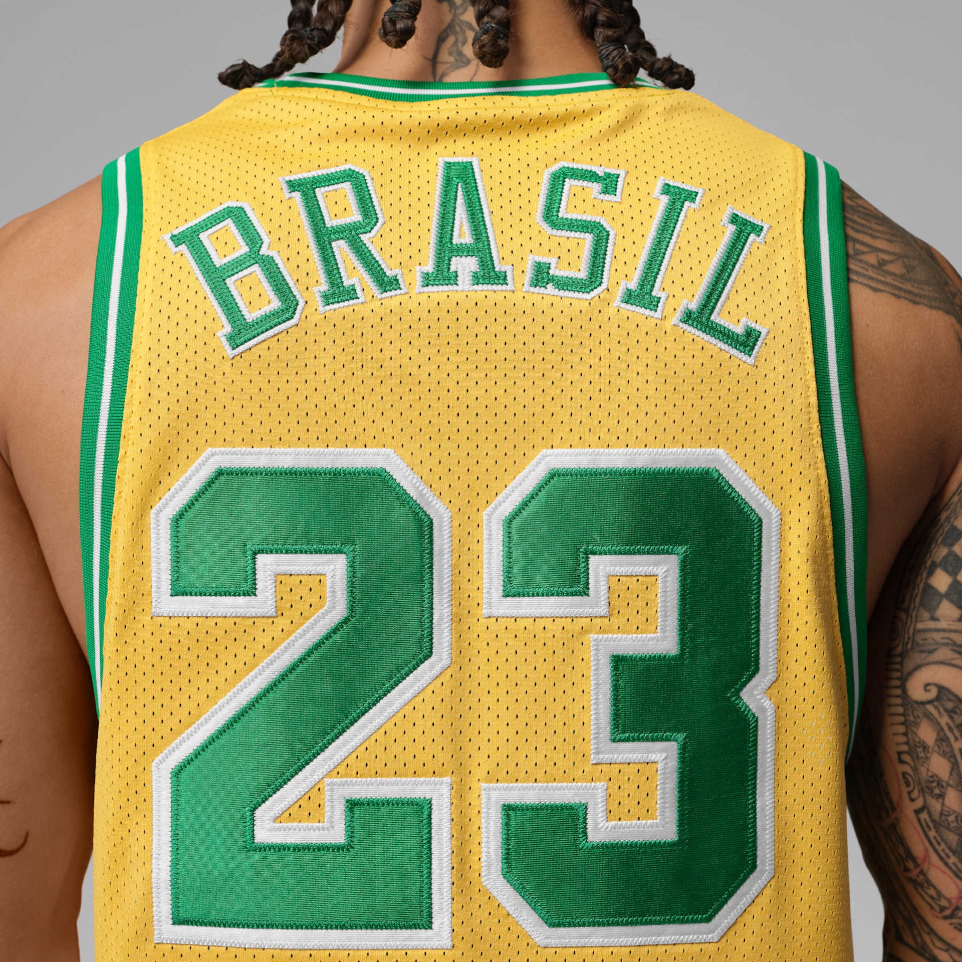 Regata Brasil Jordan Essentials Mesh Masculina - Foto 5