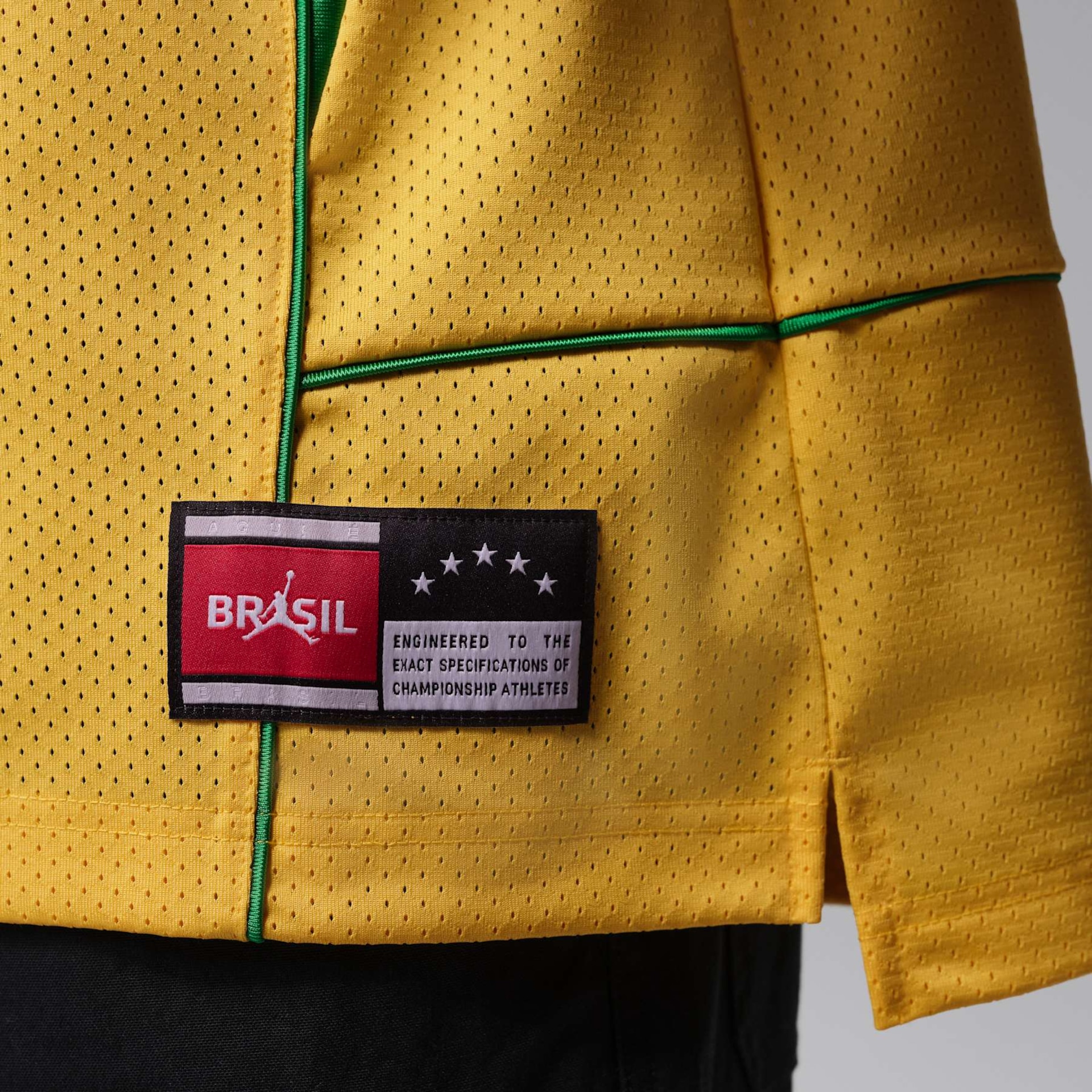 Regata Brasil Jordan Essentials Mesh Masculina - Foto 6