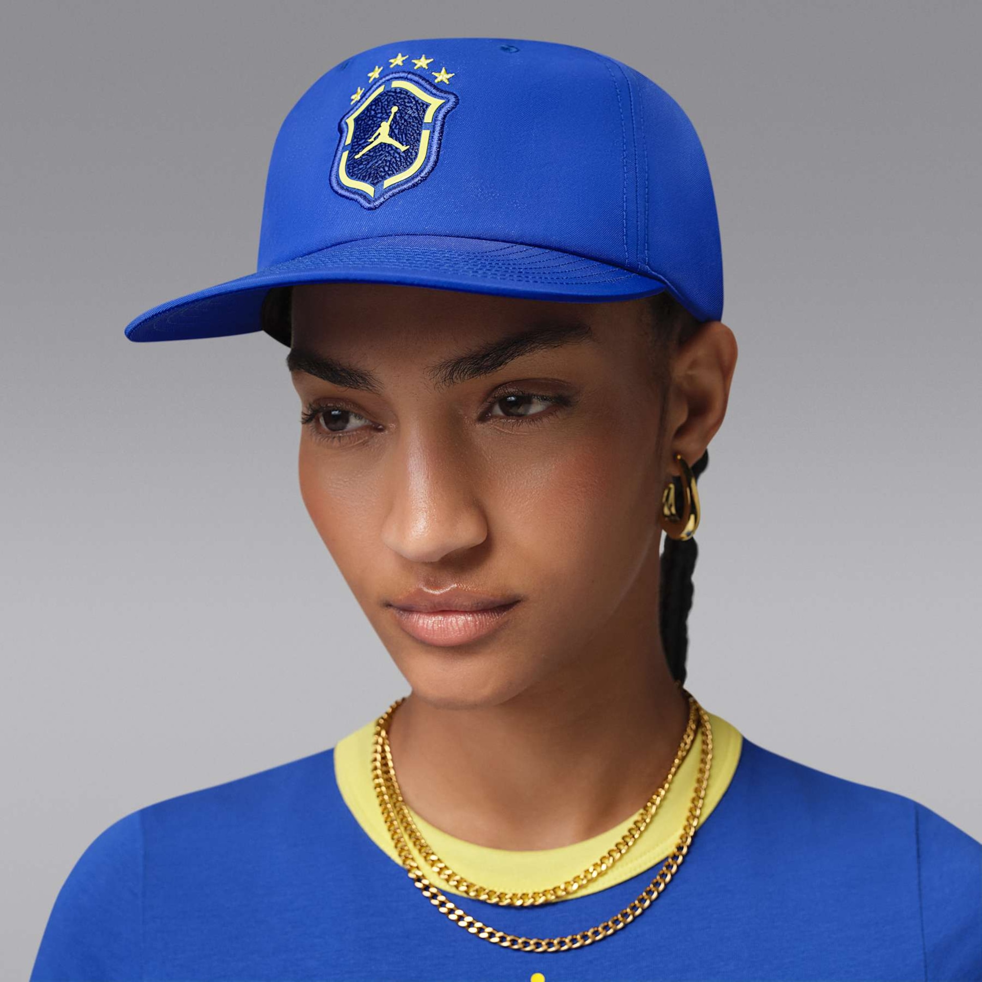 Boné Brasil Jordan Pro Unissex - Foto 1