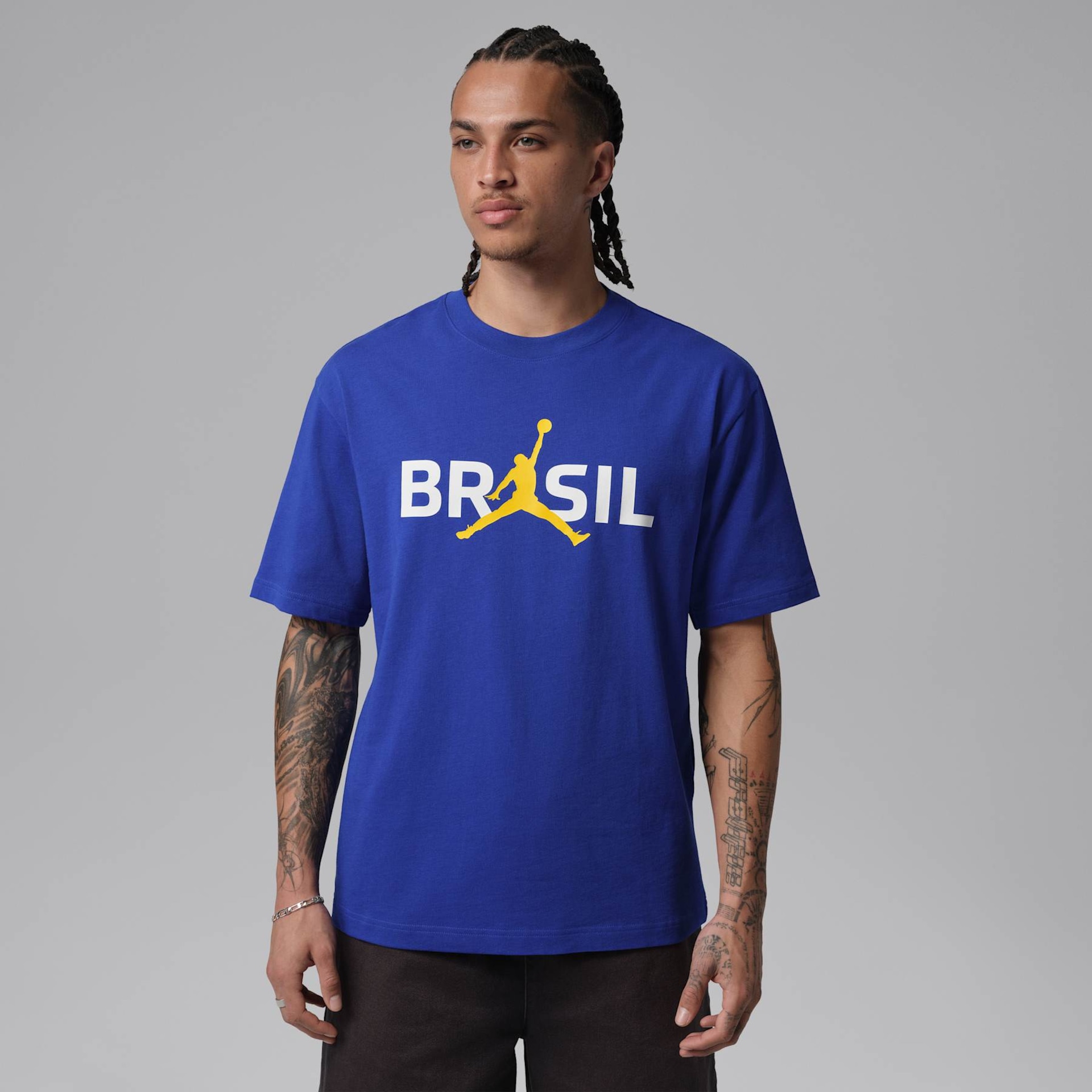 Imagem principal de Camiseta Brasil Air Jordan 85 Crew Masculina