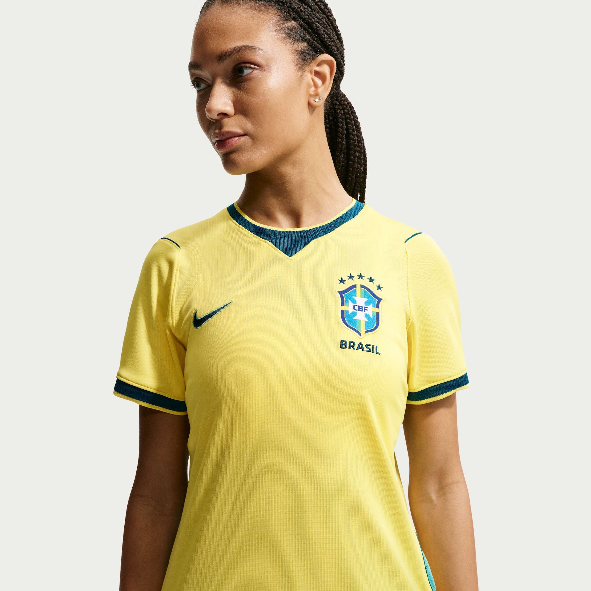 Camisa Brasil Nike I 2026/27 Torcedora Pro Feminina - Foto 1