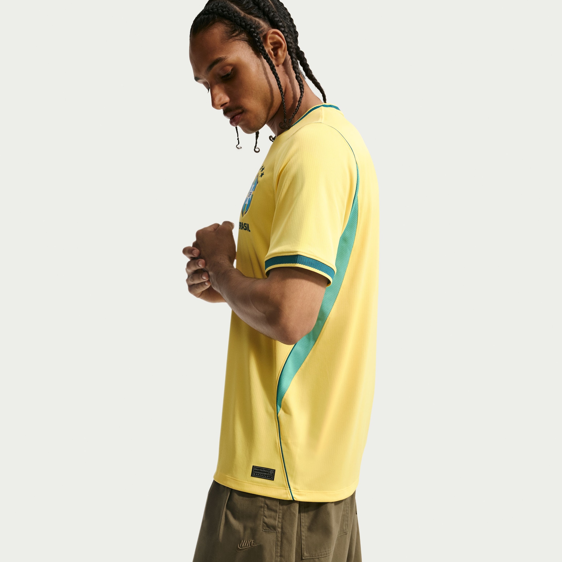 Camisa Brasil Nike I 2026/27 Torcedor Pro Masculina - Foto 5