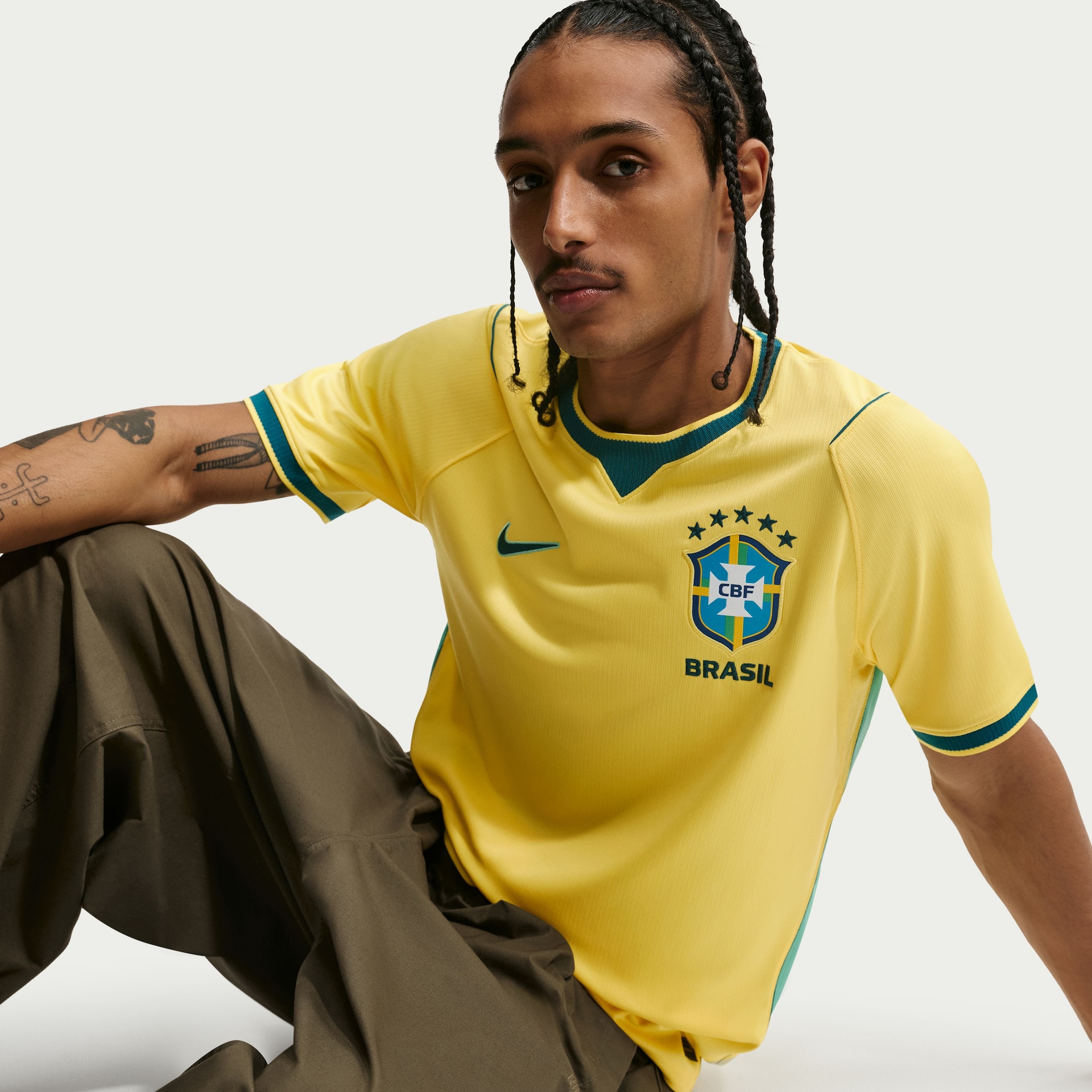 Camisa Brasil Nike I 2026/27 Torcedor Pro Masculina - Foto 1
