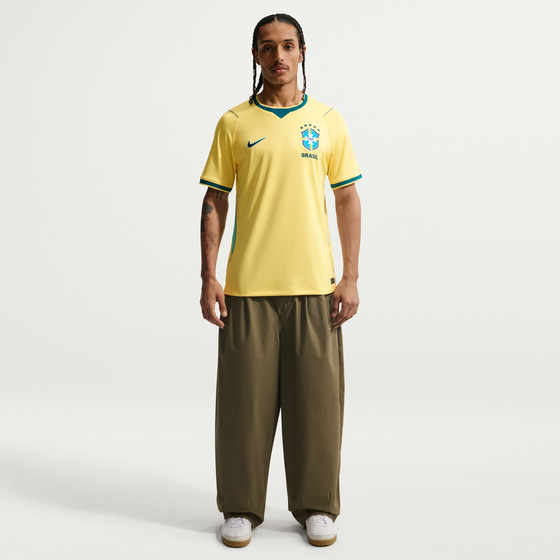 Camisa Brasil Nike I 2026/27 Torcedor Pro Masculina - Foto 3