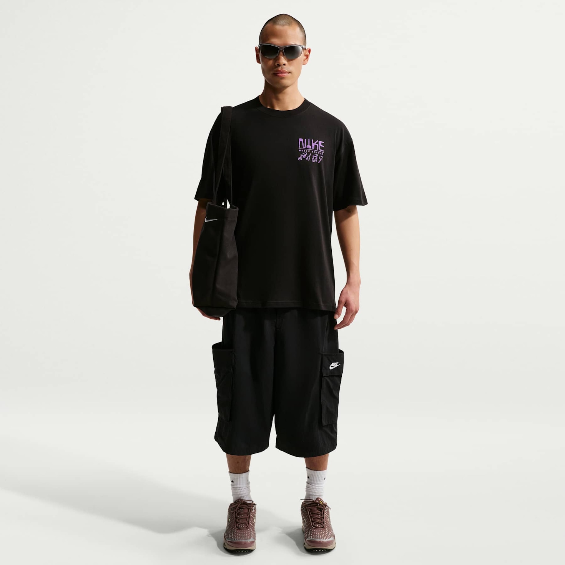 Camiseta Nike Sportswear Swoosh Sounds Unissex - Foto 4