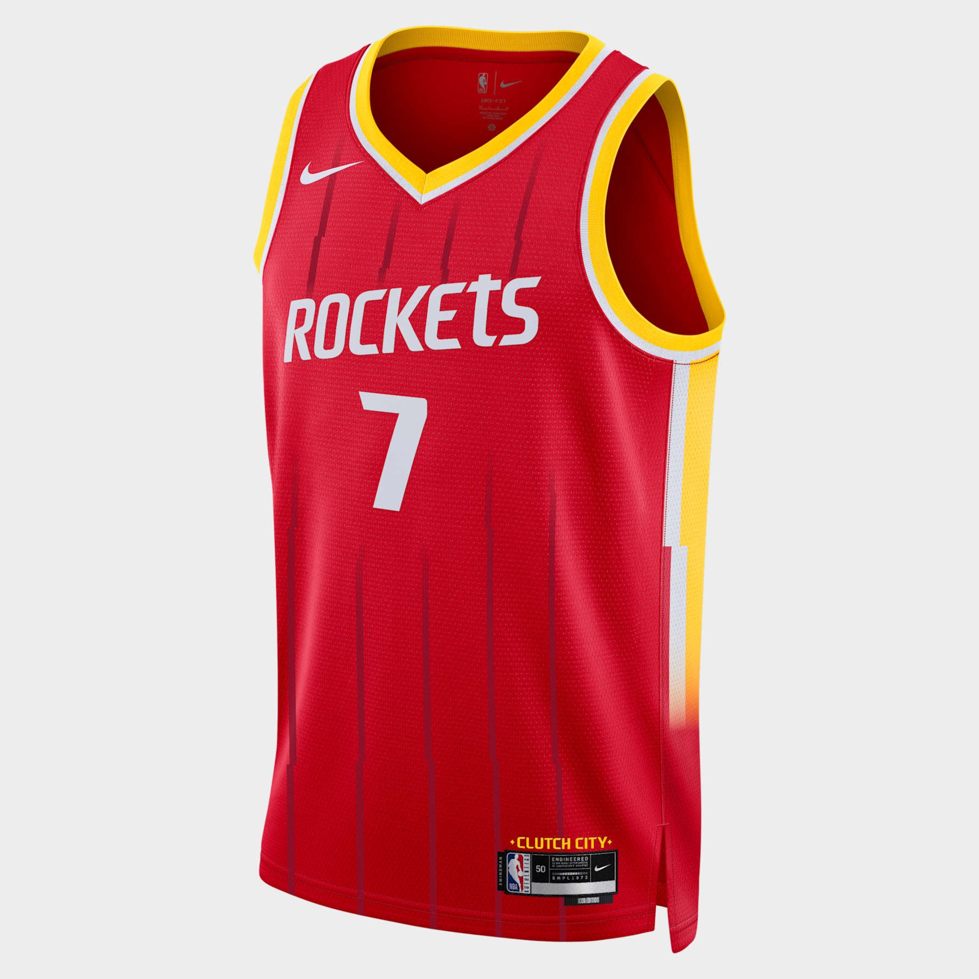 Regata Houston Rockets Dri-FIT Nike Swingman Icon Edition 2026 Masculina - Foto 1
