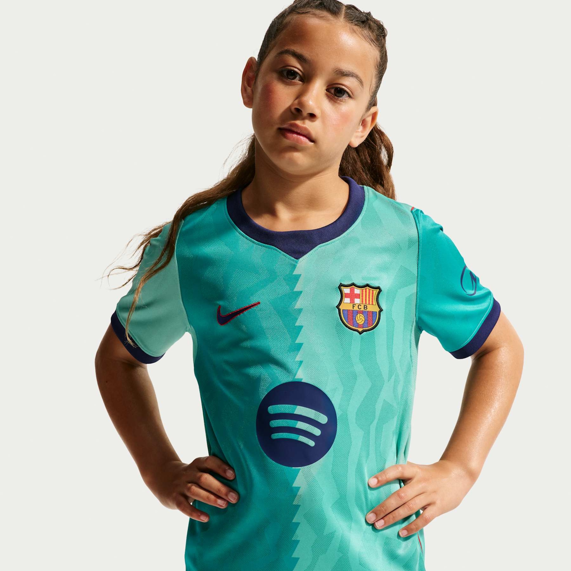 Camisa Barcelona Nike III 2026/27 Torcedor Pro Infantil - Foto 2