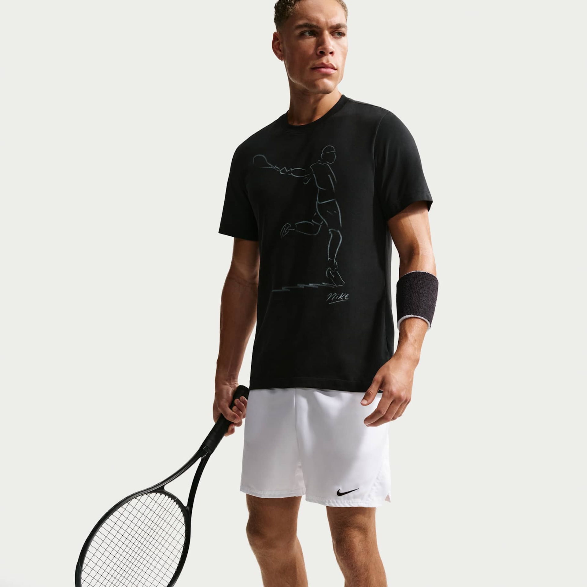 Camiseta Dri-FIT Nike Court French Open Masculina - Foto 3
