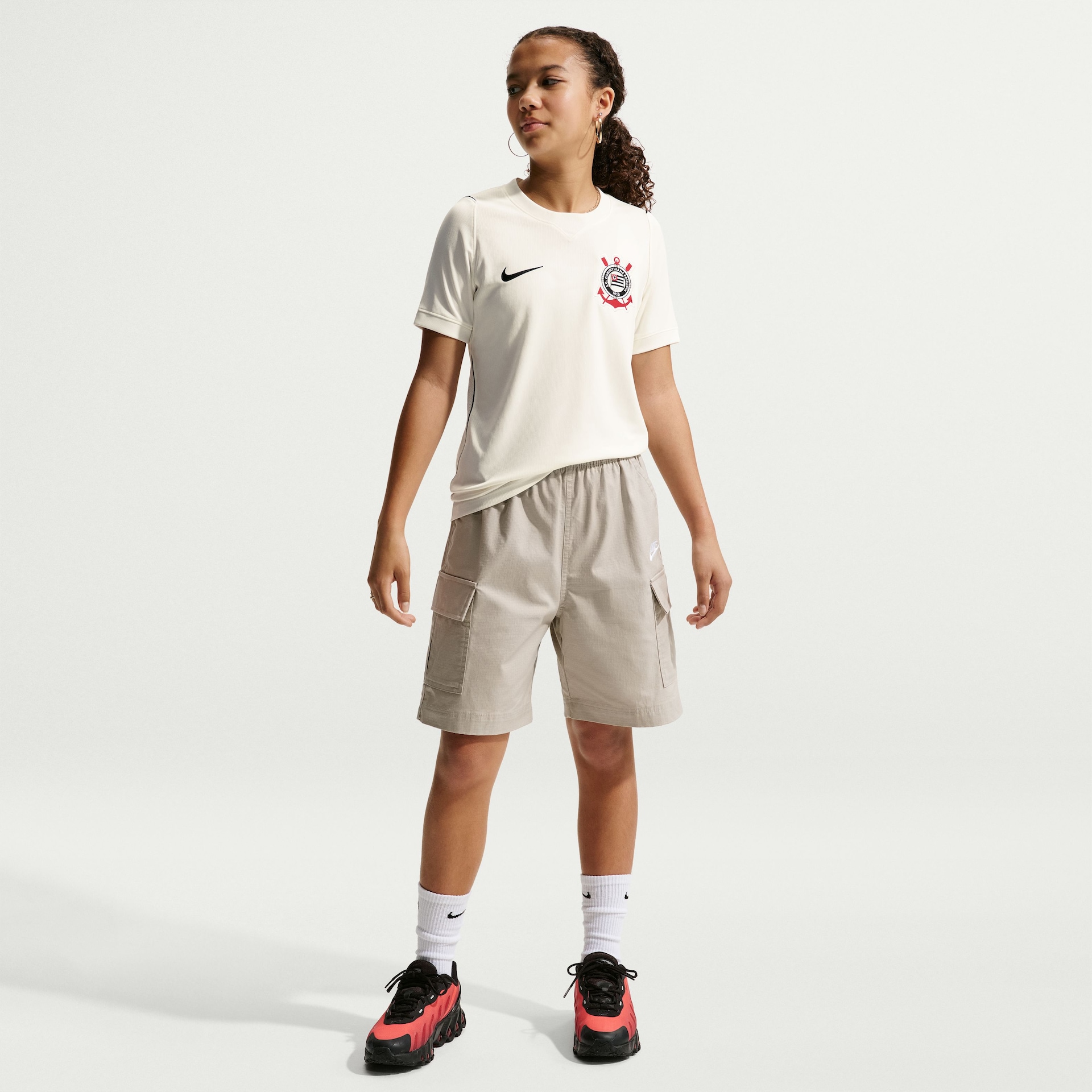 Camisa Corinthians Nike I 2026/27 Torcedor Pro Infantil - Foto 5