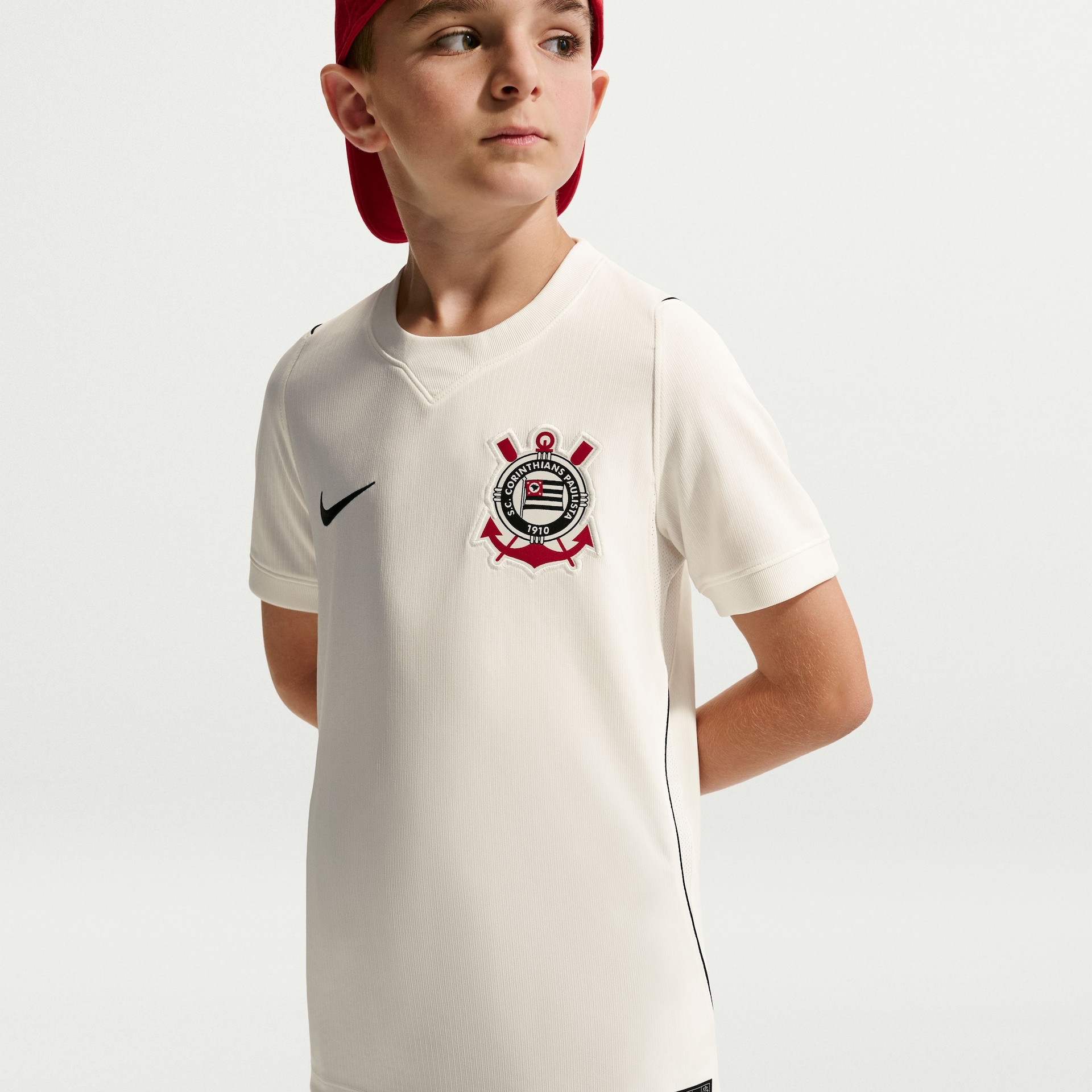 Camisa Corinthians Nike I 2026/27 Torcedor Pro Infantil - Foto 3