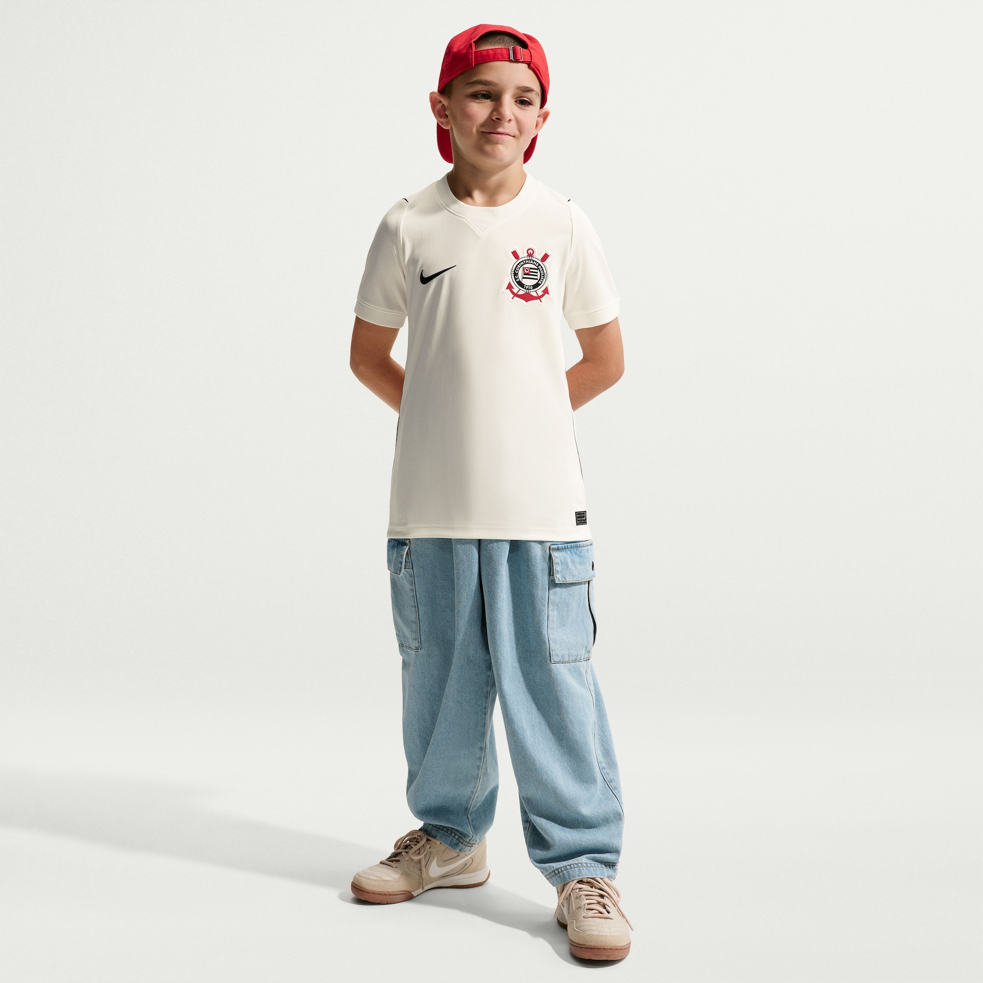 Camisa Corinthians Nike I 2026/27 Torcedor Pro Infantil - Foto 4