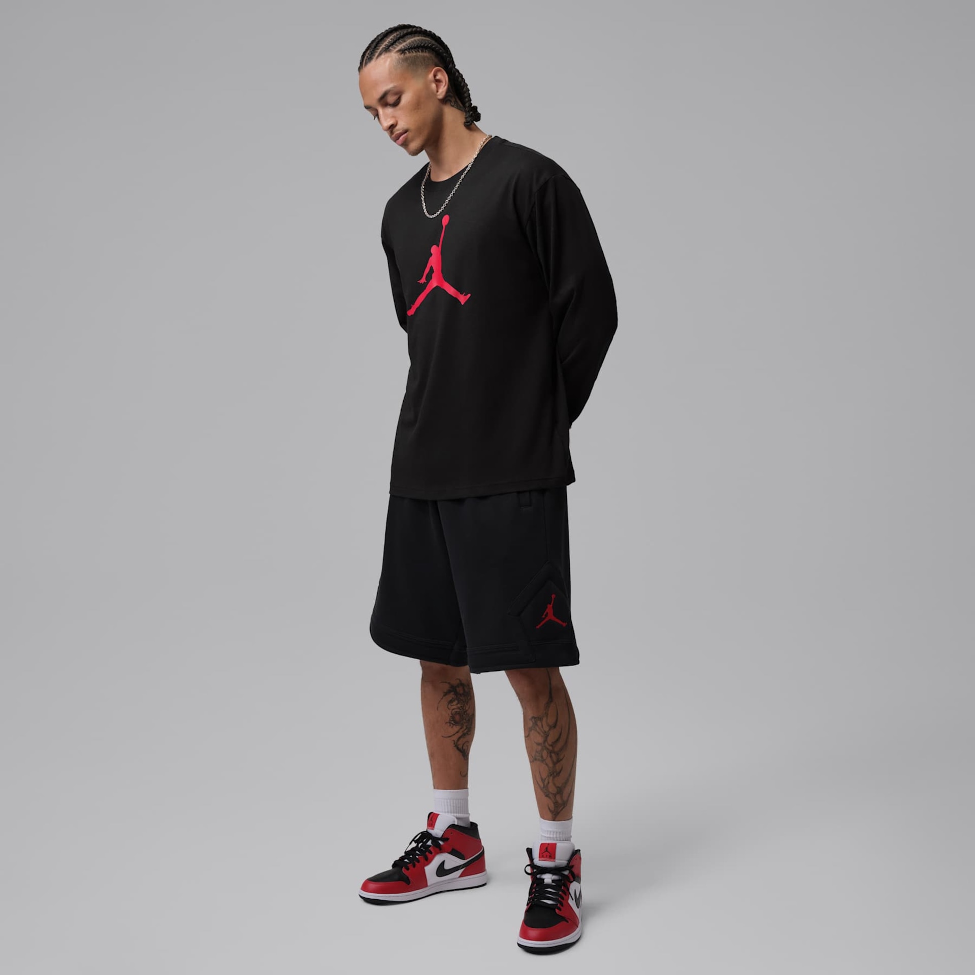 Camiseta Jordan Manga Longa Jumpman Masculina - Foto 5